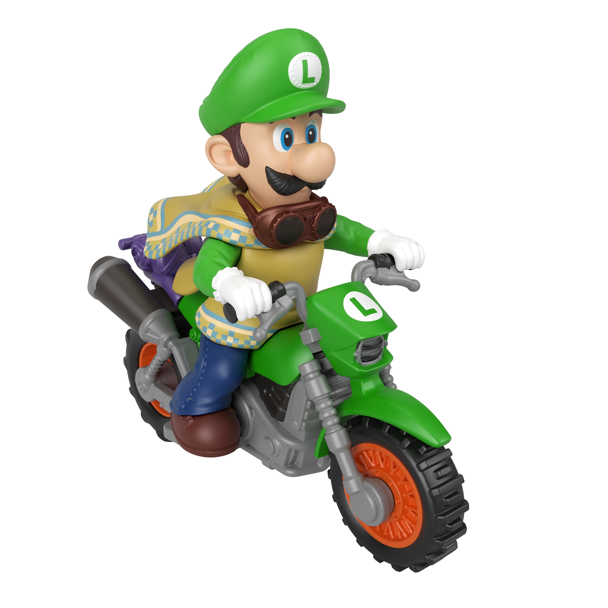 Hot Wheels Spielzeug-Motorrad »Mario Kart, Project Santa Mario & Luigi Stunt Pack«