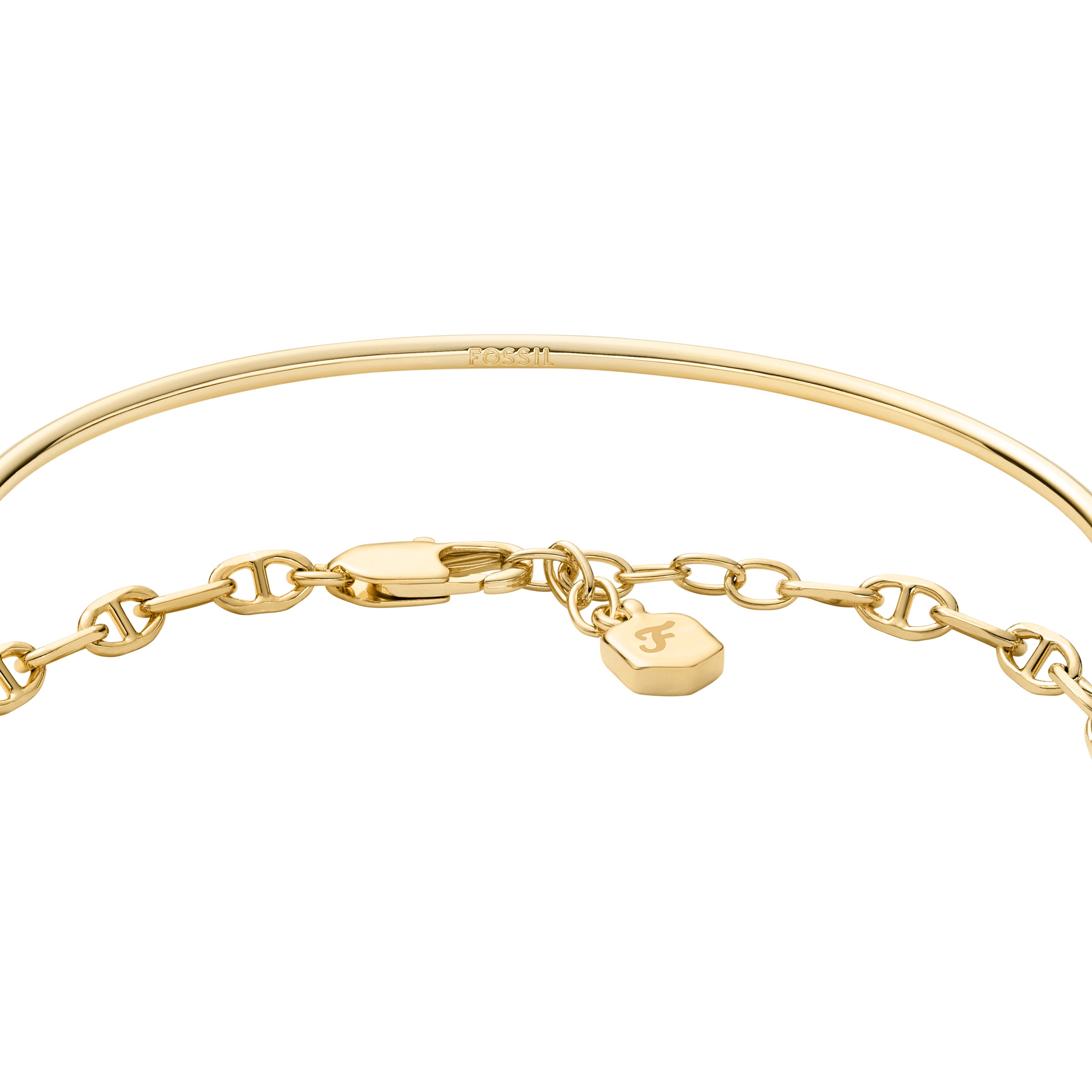 Fossil Armband Set »Multipack Schmuck Geschenk Metall JEWELRY«, (Set, 2 tlg.), mit Zirkonia (synth.)