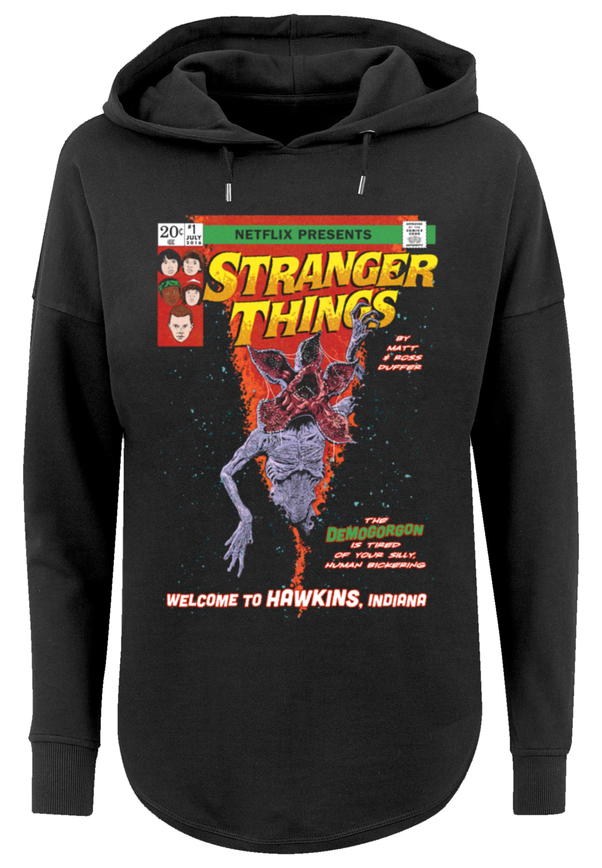 F4NT4STIC Kapuzenpullover »Stranger Things Comic Cover Netflix TV Series«, Premium Qualität
