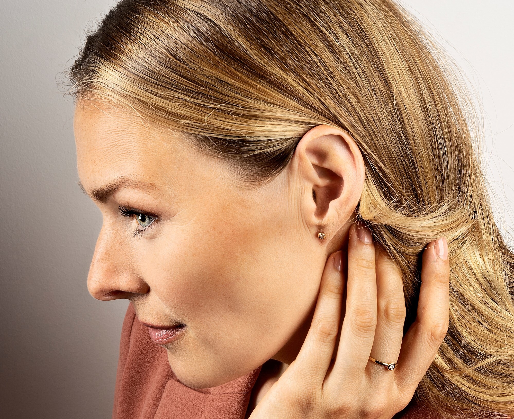Vivance Paar Ohrhänger, Damen Gold Schmuck Zarge