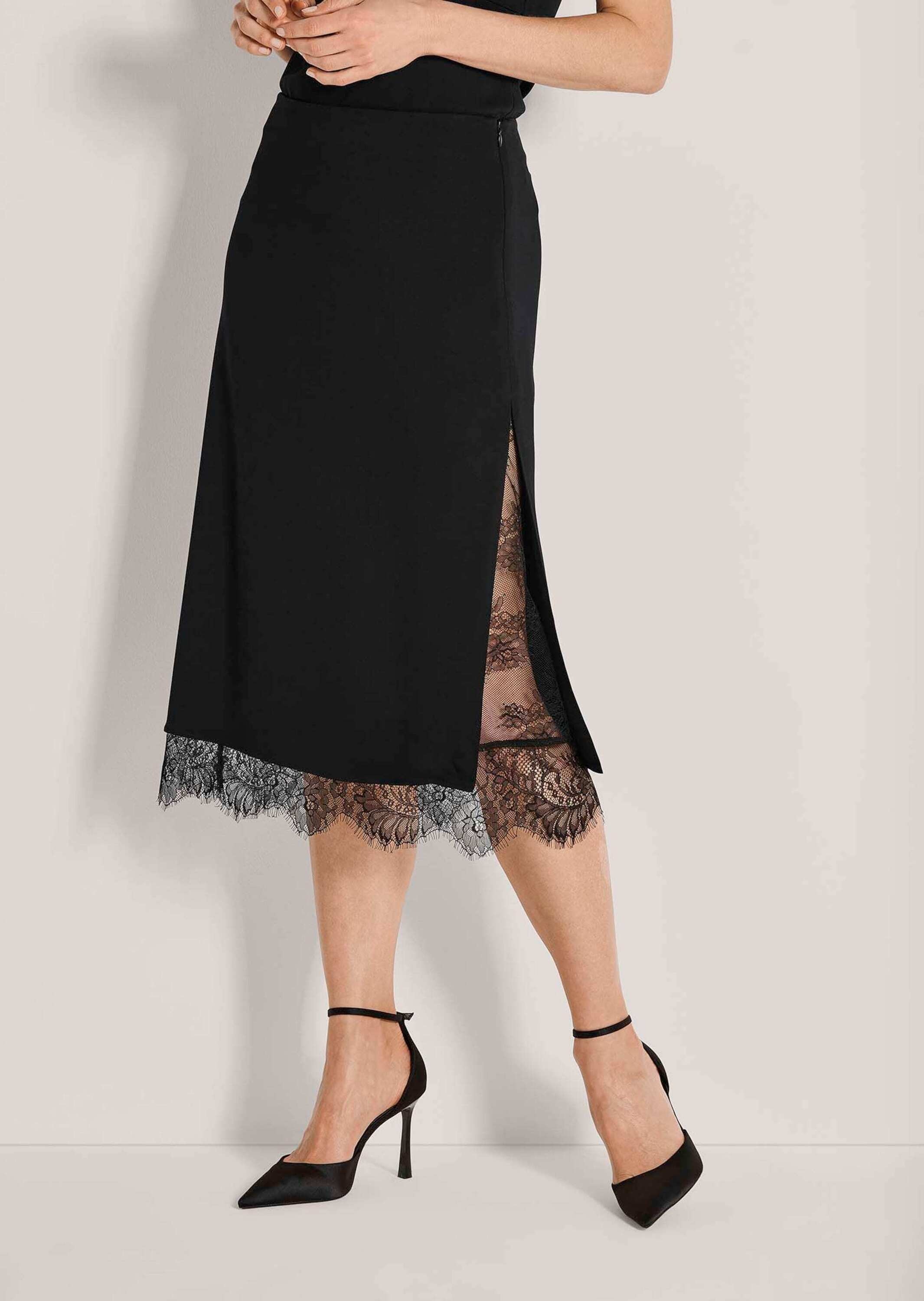 Thumbnail - MADELEINE Sommerrock "Spitzenrock Eleganter A-Linien-Rock mit Reißverschluss"