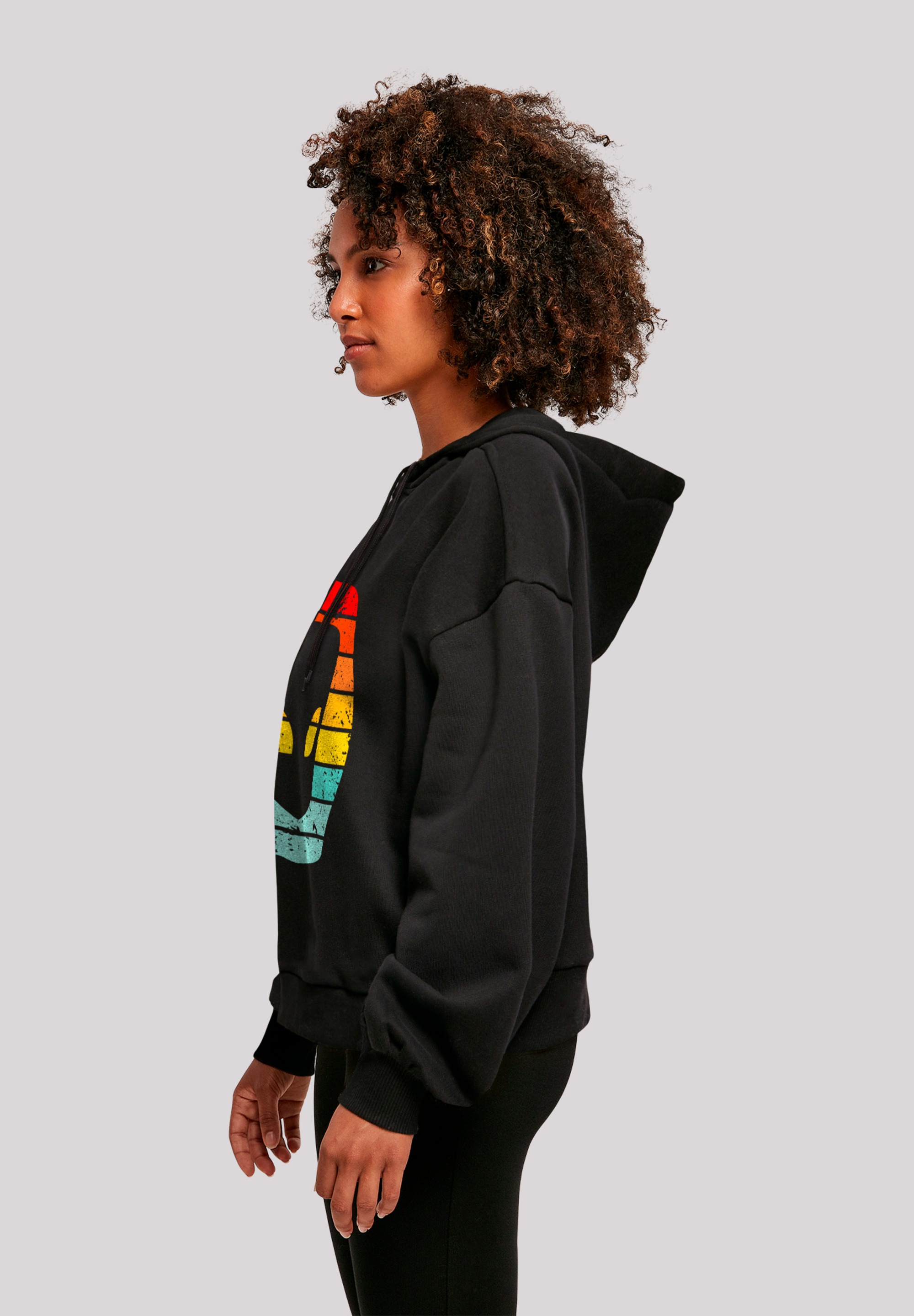 F4NT4STIC Sweatshirt »Alien Retro Sonnenuntergang«, Premium Qualität