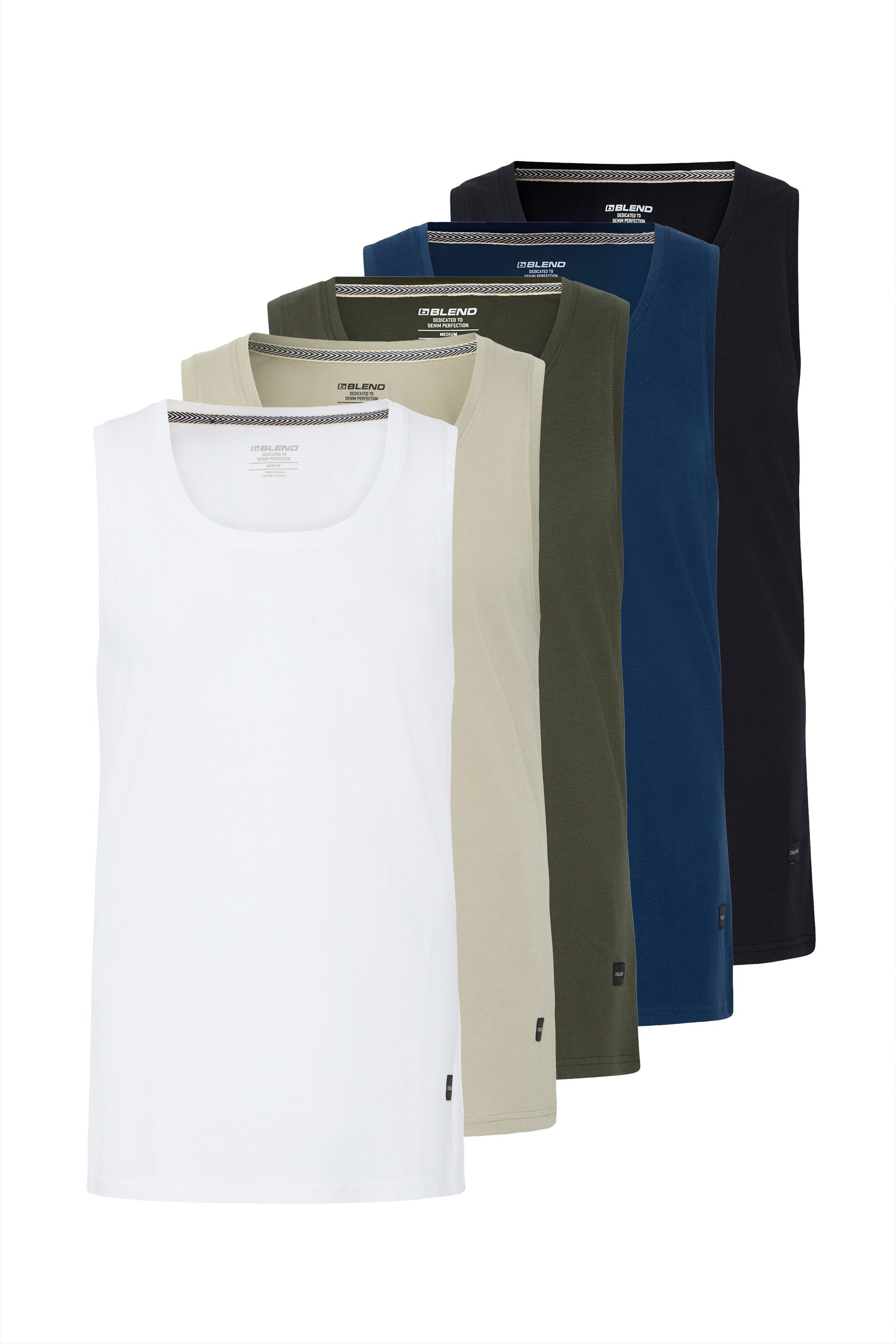 Blend Longtop "Rundhalsshirt BHKris 5 Pack"