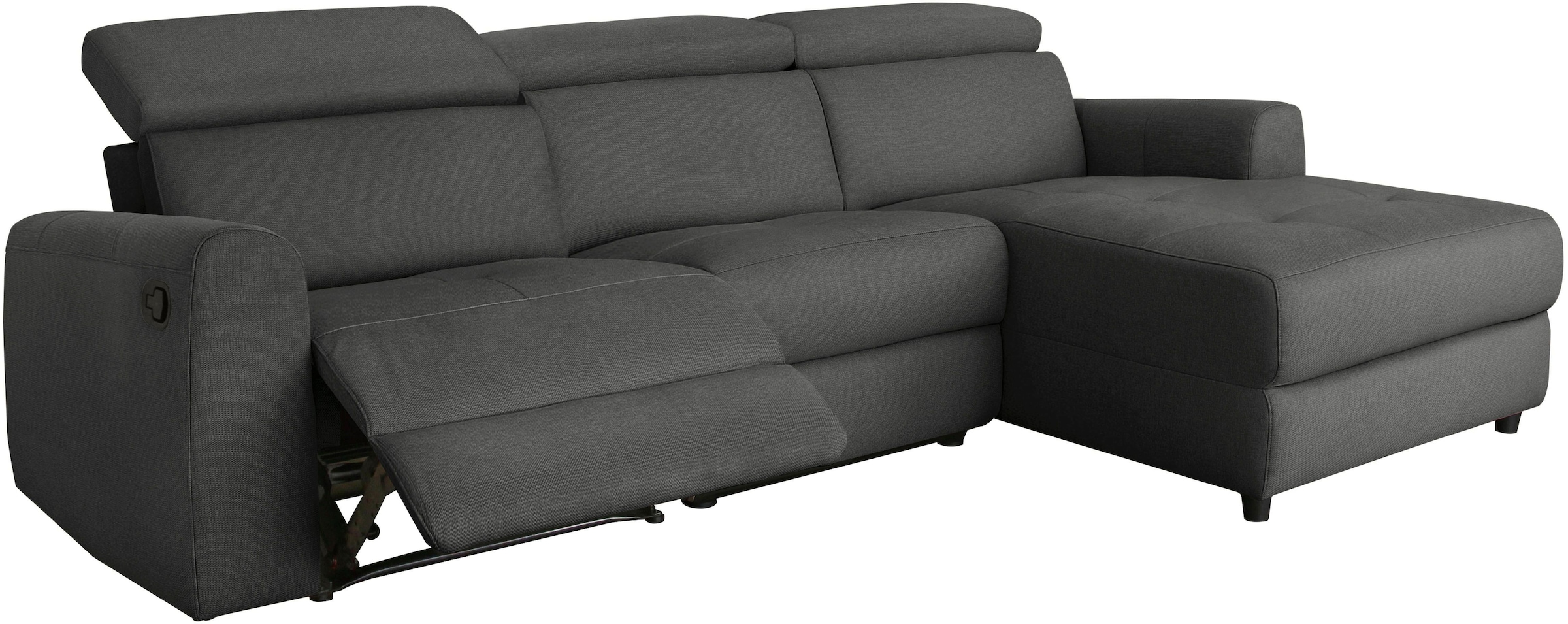 Home affaire Ecksofa »Sentrano, L-Form,«, 275 cm, man. o. elektr. Relaxfunktion und USB/Kopfverstellung