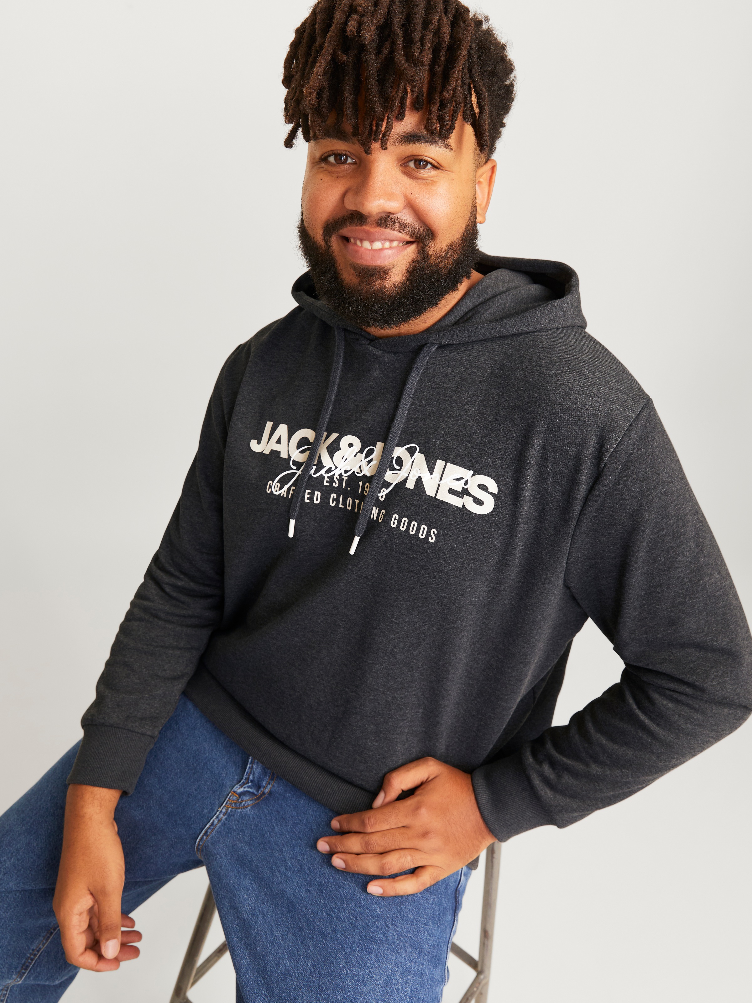 Jack & Jones PlusSize Kapuzensweatshirt "JJALVIS SWEAT HOOD PLS" günstig online kaufen