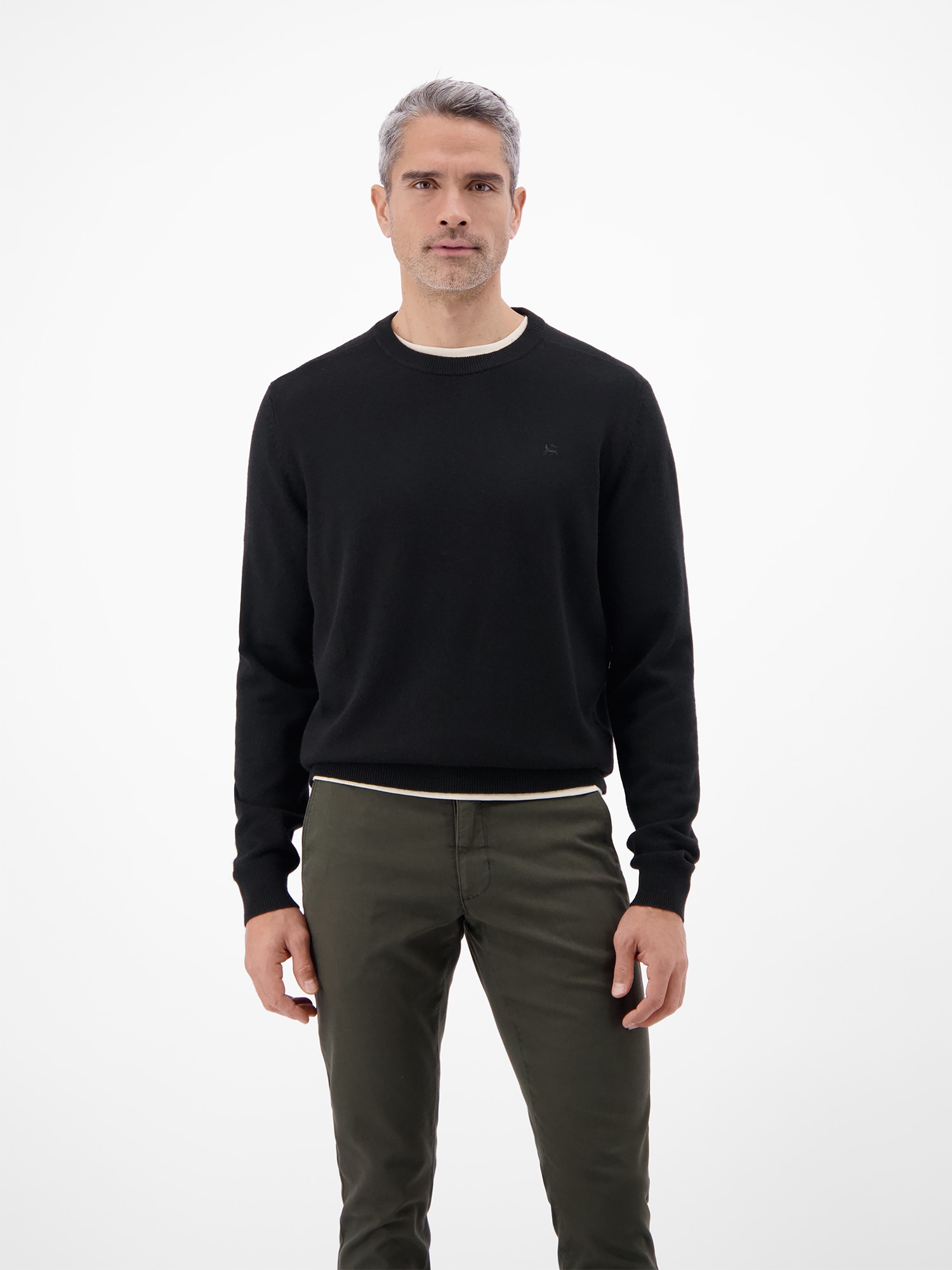 LERROS Strickpullover "Strickpullover aus Woll-Kaschmir-Mix, stilvoll und e günstig online kaufen