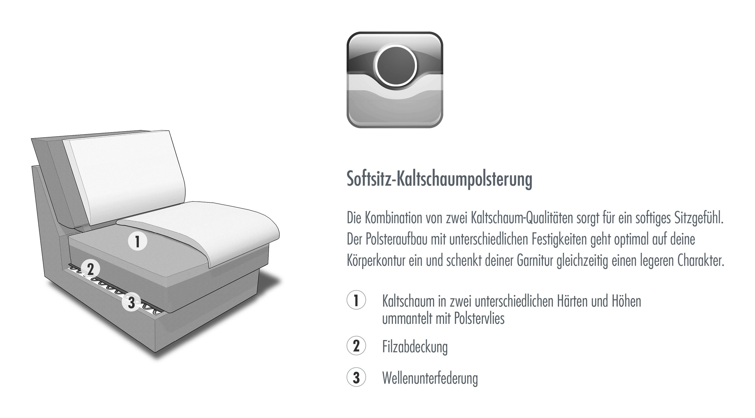 Ecksofa "SO 3600 optimaler Sitzkomfort in Federkern o. Kaltschaum, 2 Sitzhöhen", grau (kama anthrazit), B:293cm H:87cm T:180cm, 100% Polyester, SET ONE BY MUSTERRING, Sofas, Ecksofa, Sitzhöhe 42 cm, Kaltschaum, B 293 x T 180 cm, Kama anthrazit 2