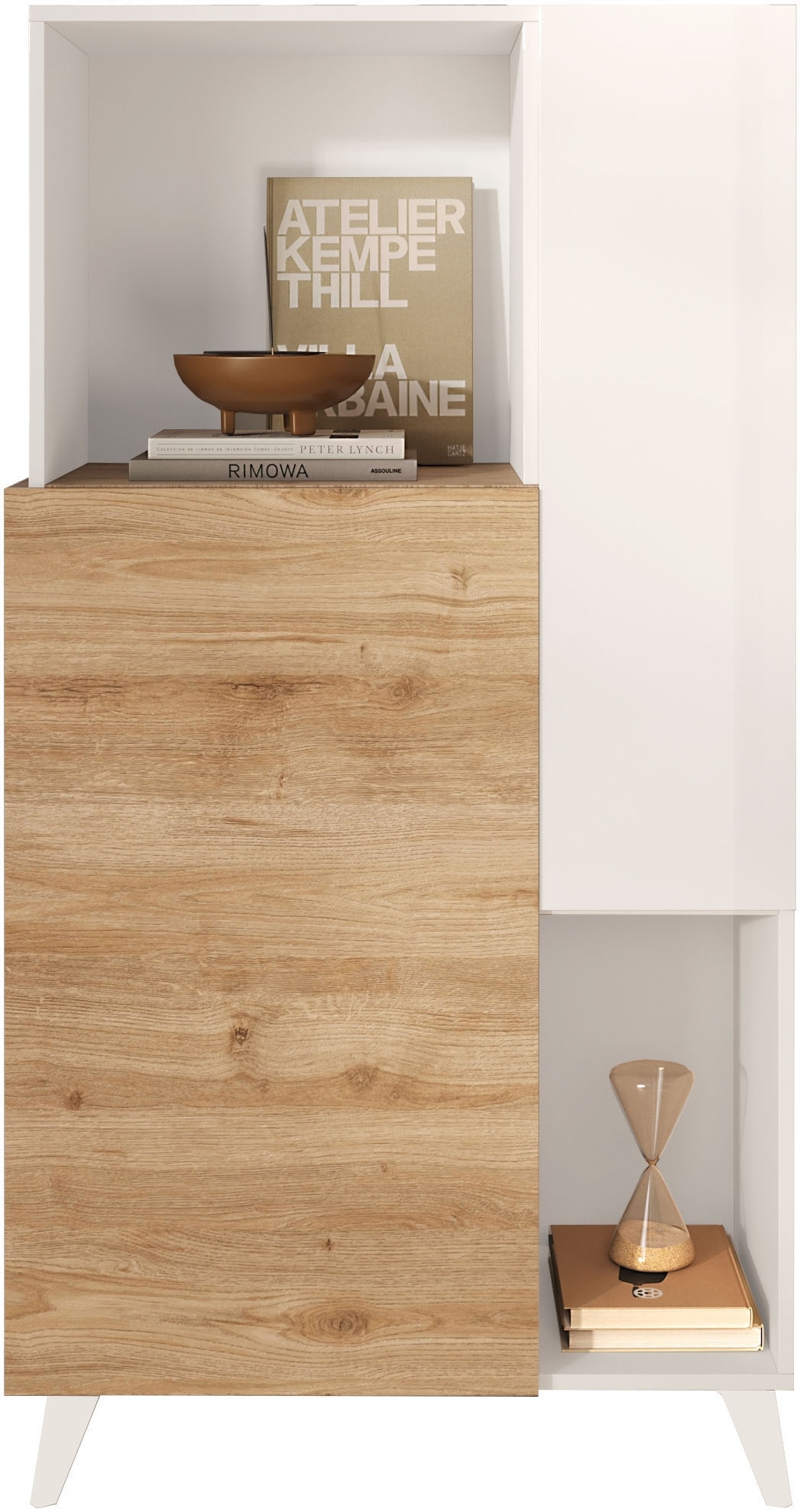 INOSIGN Highboard "Monaco Höhe 154 cm, Stauraumschrank mit 2 Türen (4 Fäche günstig online kaufen