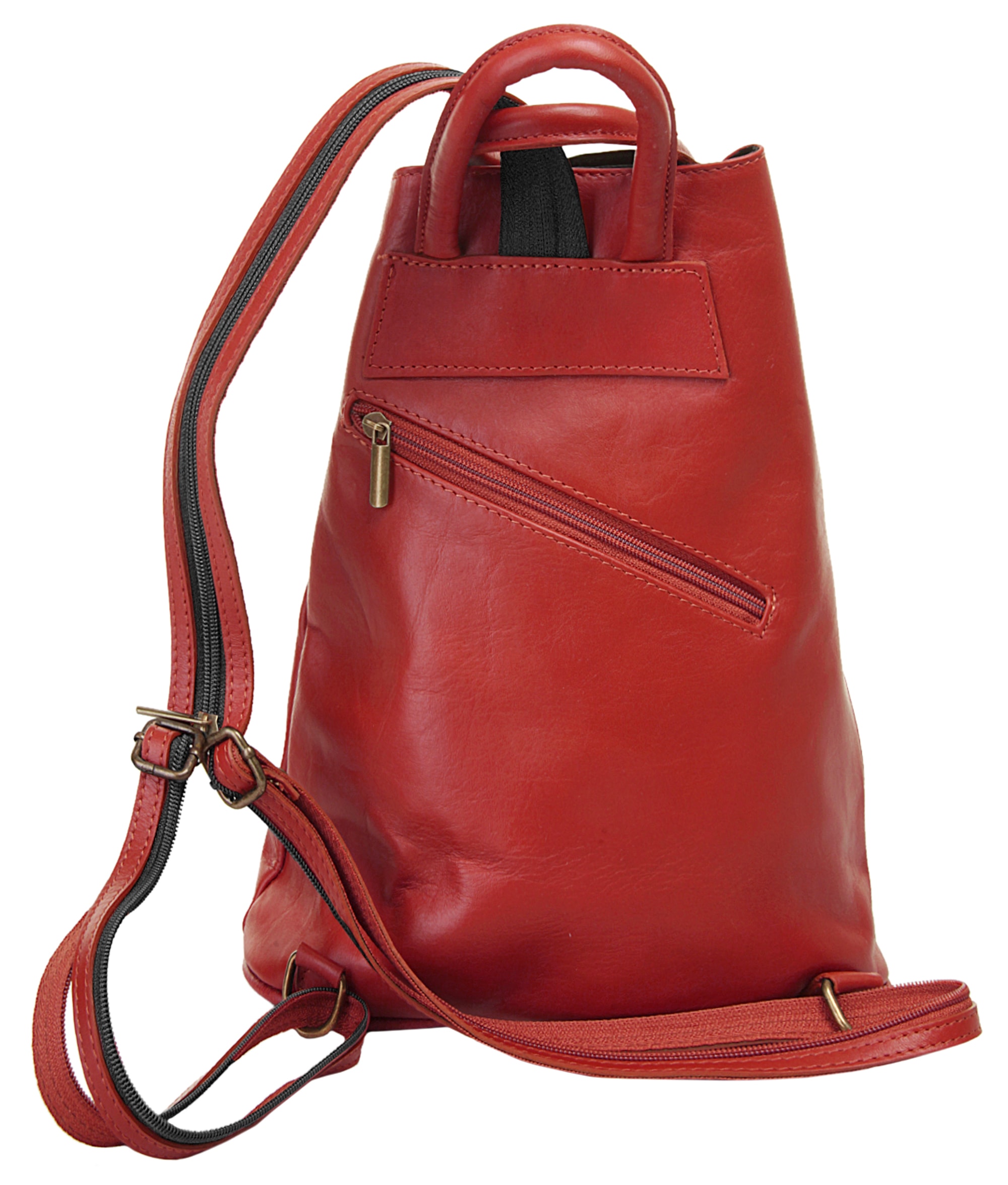 Samantha Look Cityrucksack, echt Leder, Made in Italy