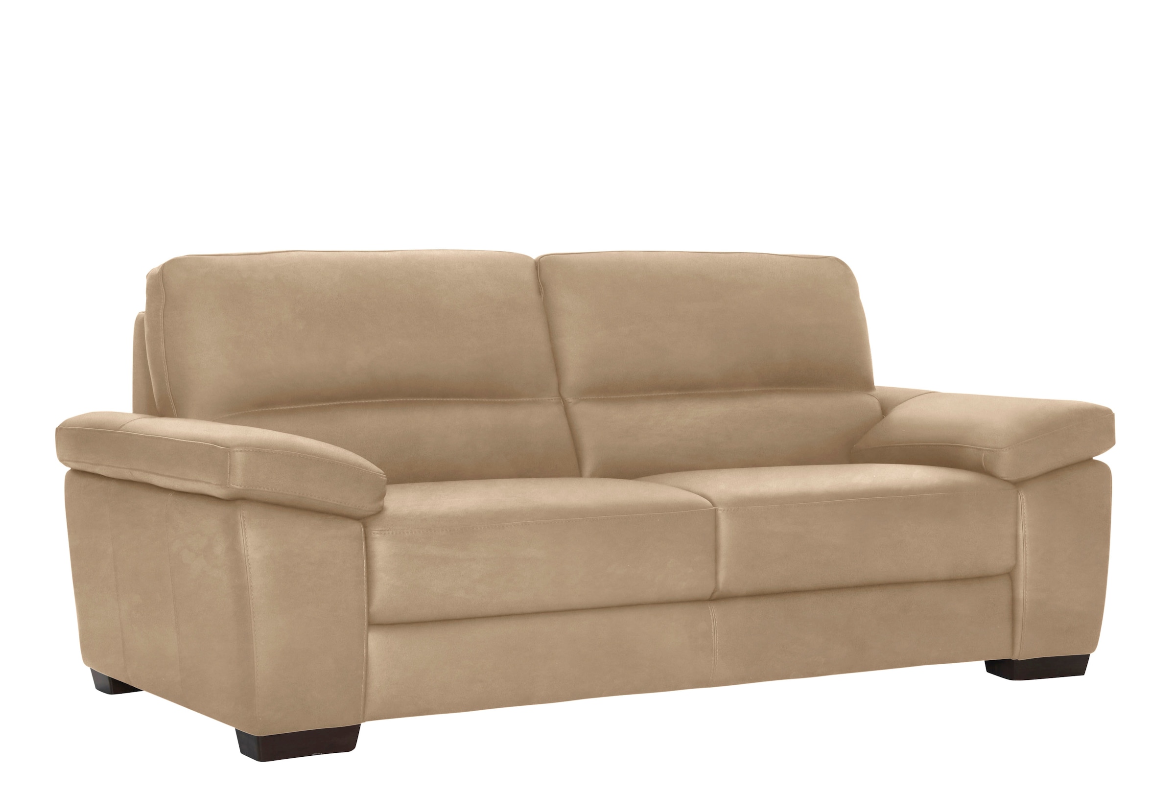 CALIA ITALIA 3-Sitzer »Gaia, Sofa im edlen Design und mit erstklassigem Sitzkomfort«, aus pflegeleichtem Luxus-Microfaser Ginevra Hydro Care