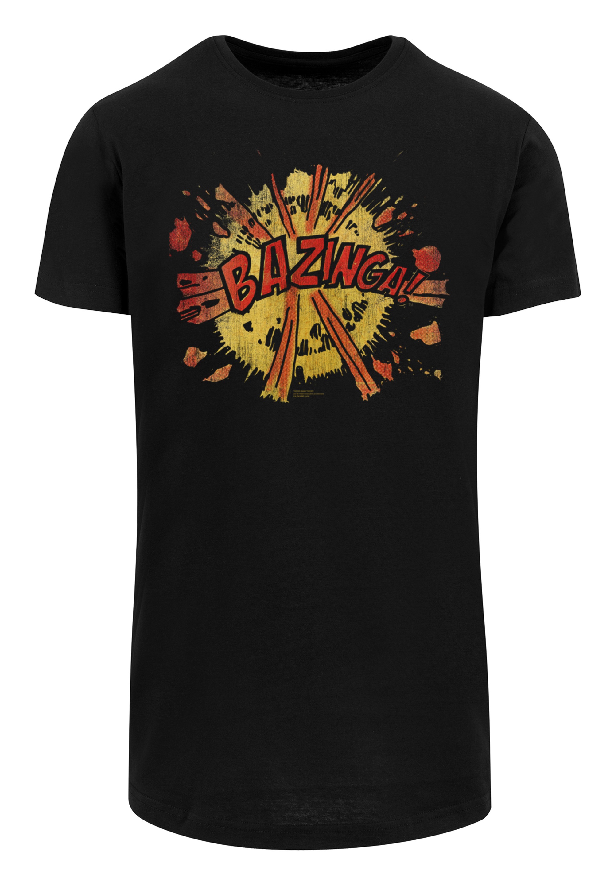 F4NT4STIC T-Shirt »Big Bang Theory TV Serie Bazinga Explosion«, Print