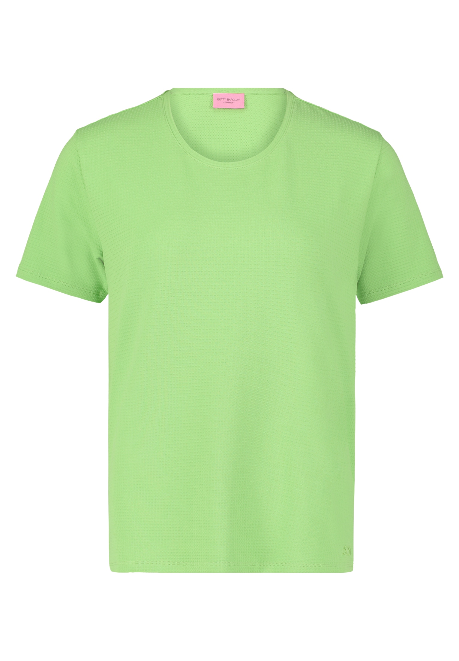 Betty Barclay Kurzarmshirt »Betty Barclay Basic Shirt mit Struktur«, (1 tlg.), Material