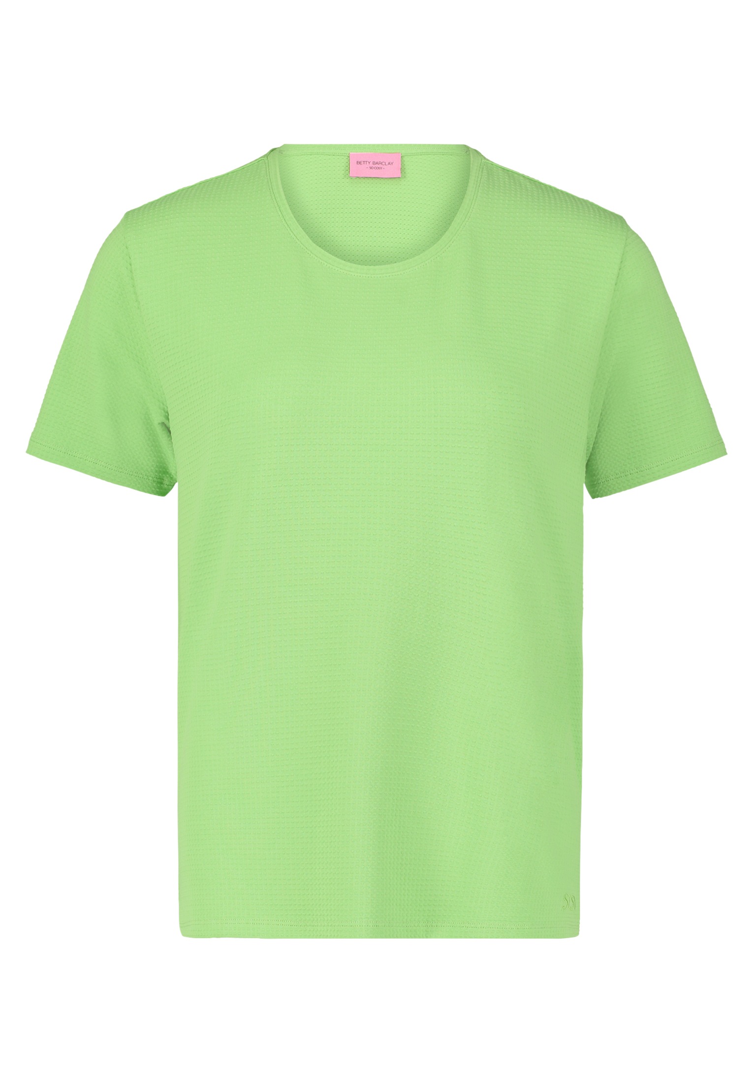Betty Barclay Kurzarmshirt "Damen Basic Shirt mit Struktur" 1 Stk. tlg. Mat günstig online kaufen