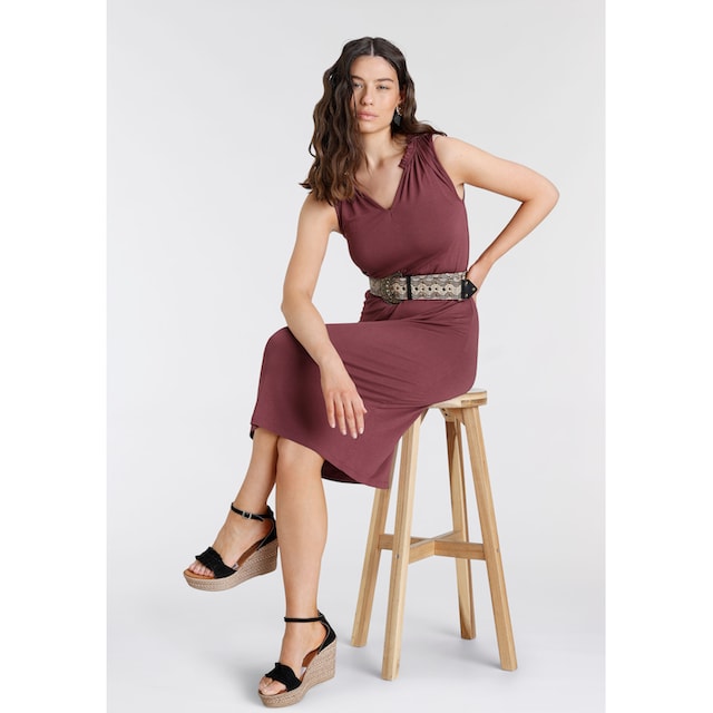 Laura Scott Jerseykleid, mit Rüschendetail online kaufen | BAUR