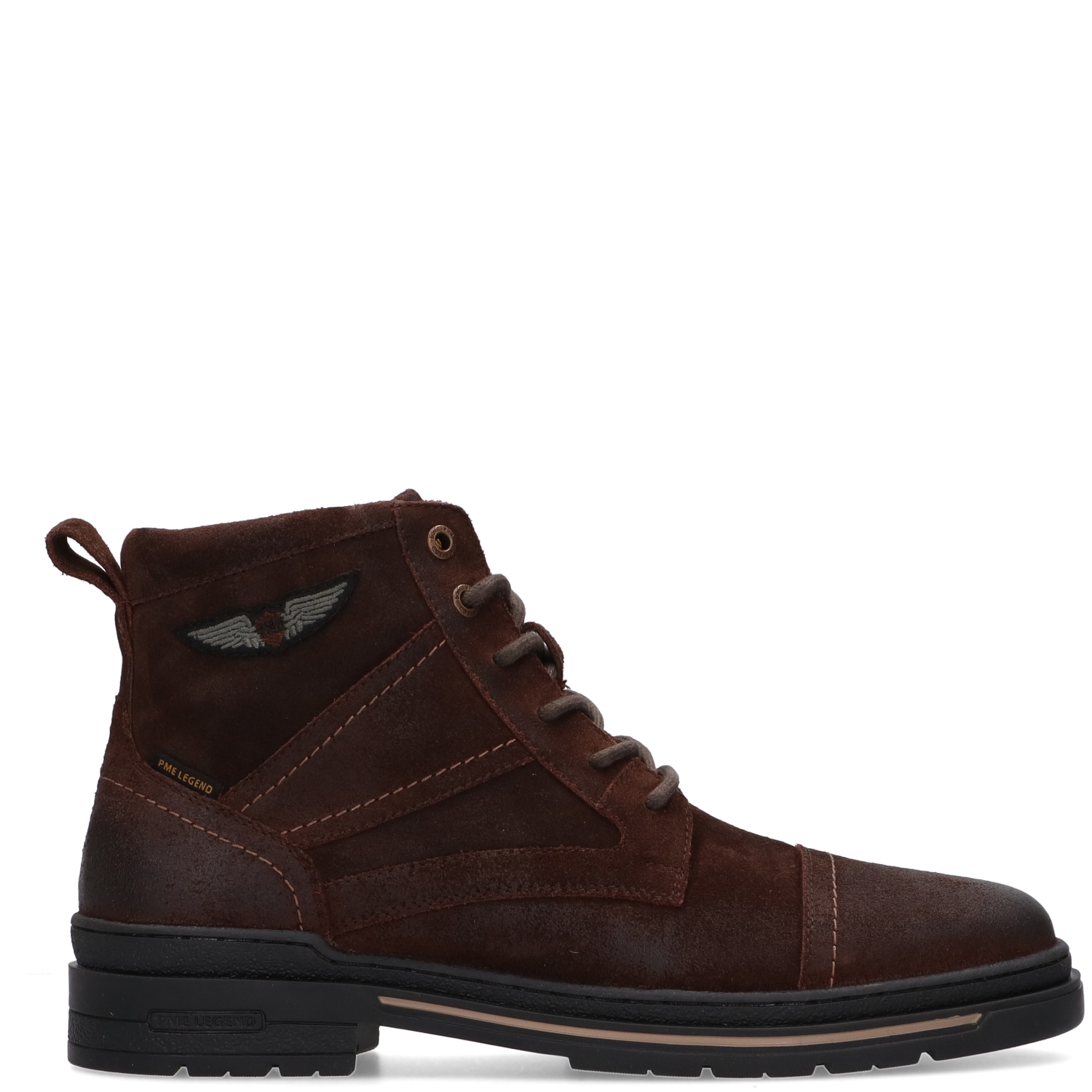 PME LEGEND Schnürstiefelette »TARMAC«  Schnürboots, Workerboots mit Anziehlasche und Reißverschluss