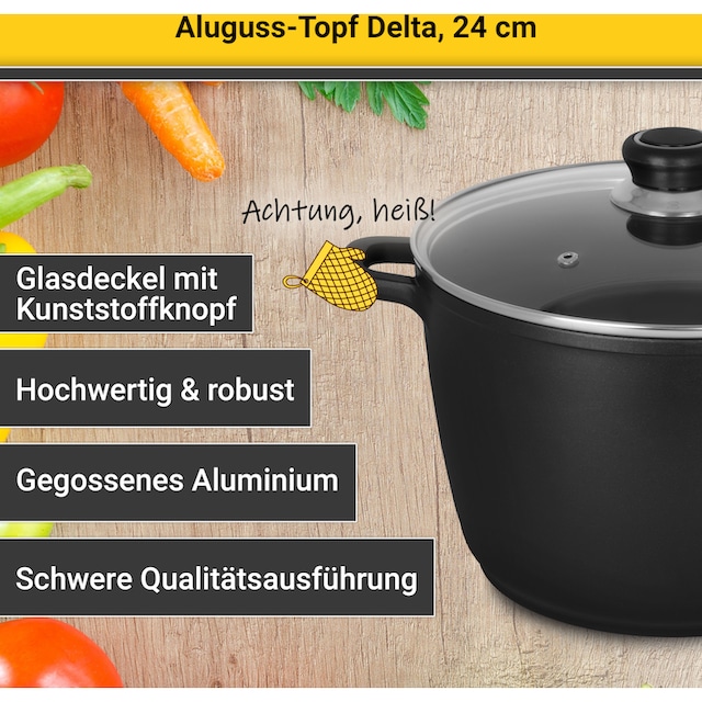 Krüger Topf-Set mit Aluguss-Deckel online kaufen | BAUR