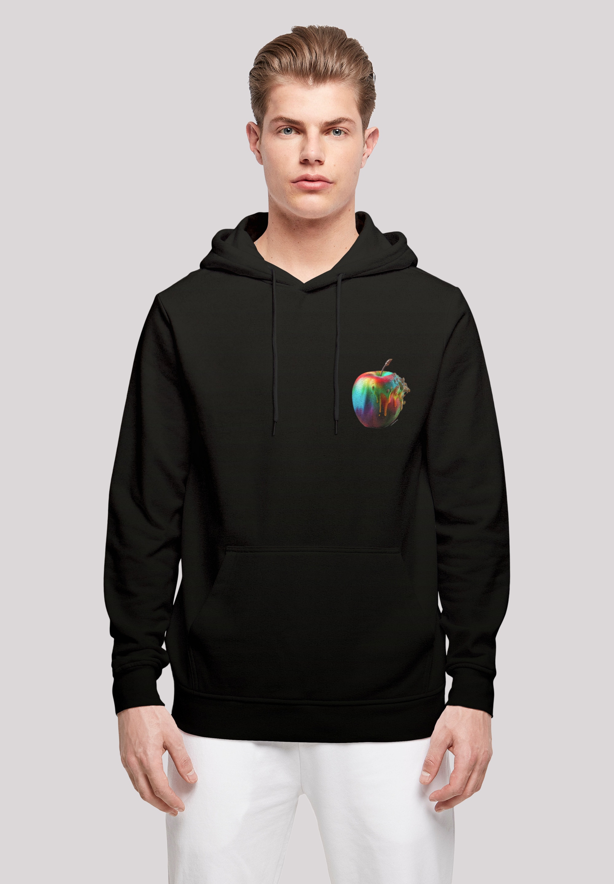 F4NT4STIC Kapuzenpullover "Colorfood Collection - Rainbow Apple", Print