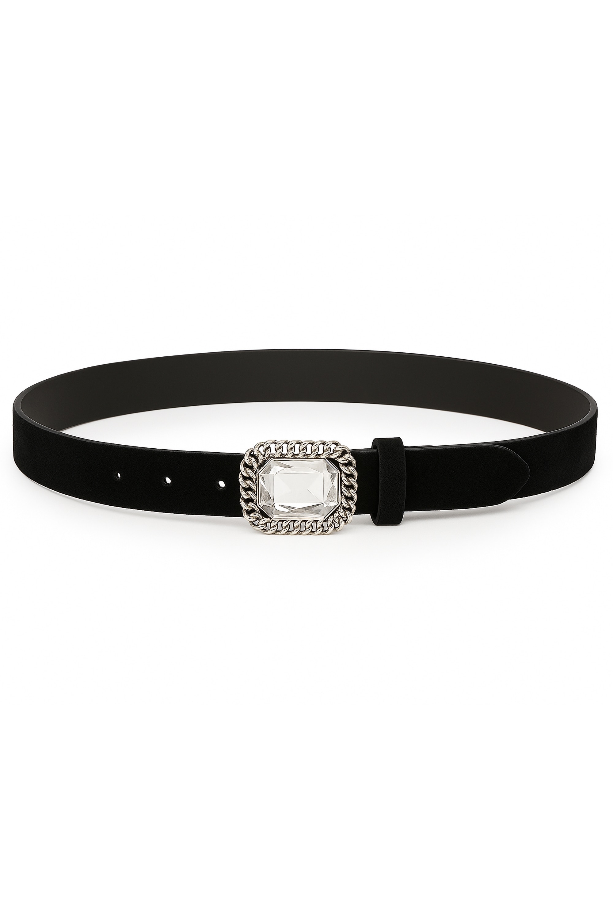 COLLEZIONE ALESSANDRO "Elegant" aus echtem Leder, Made in Italy, mit Strass