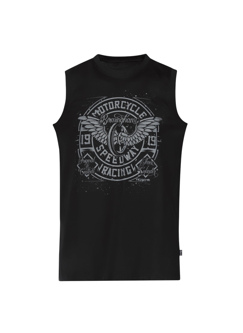 Trigema Trägertop »TRIGEMA Tanktop mit großem Motorrad-Print«, (1 tlg.)
