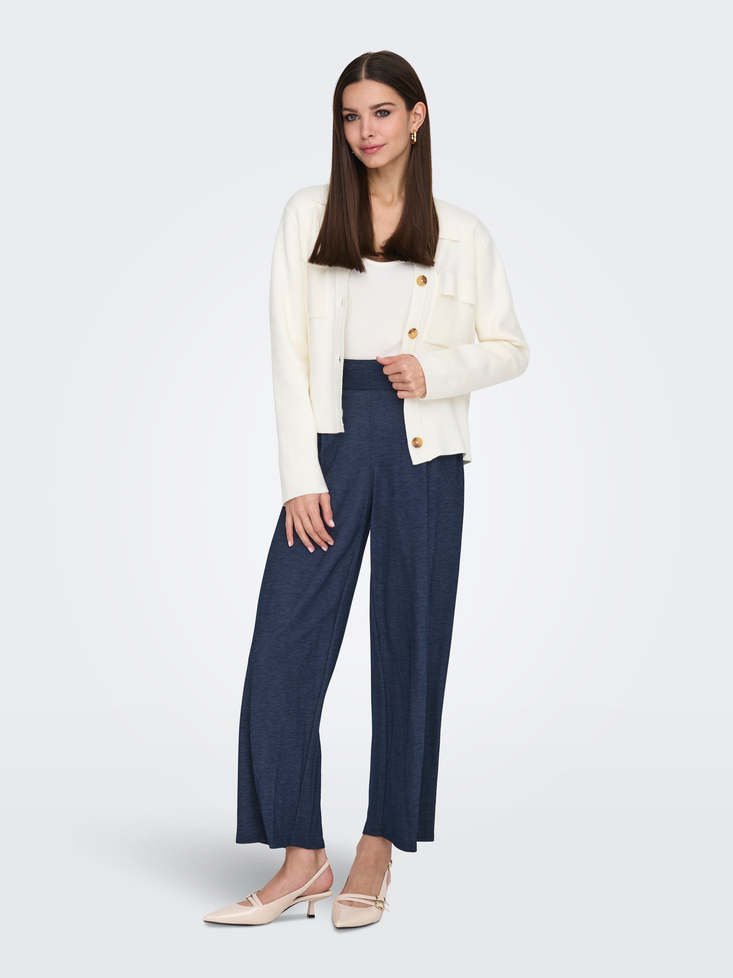 JDY Jerseyhose »JDYBIRDIE GEGGO LONG PANT JRS«