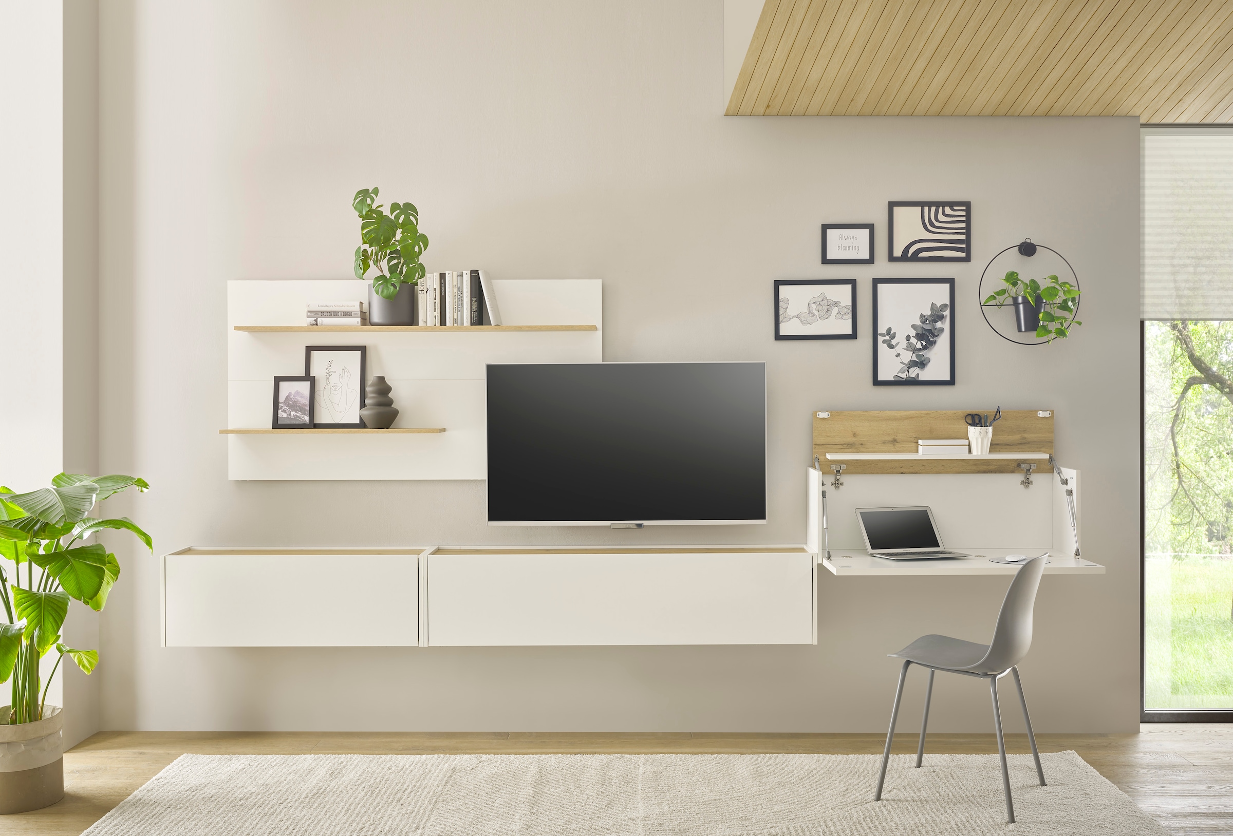 INOSIGN Büromöbel-Set »CiTY/GiRON«, (Set, 4 tlg.), Home Office
