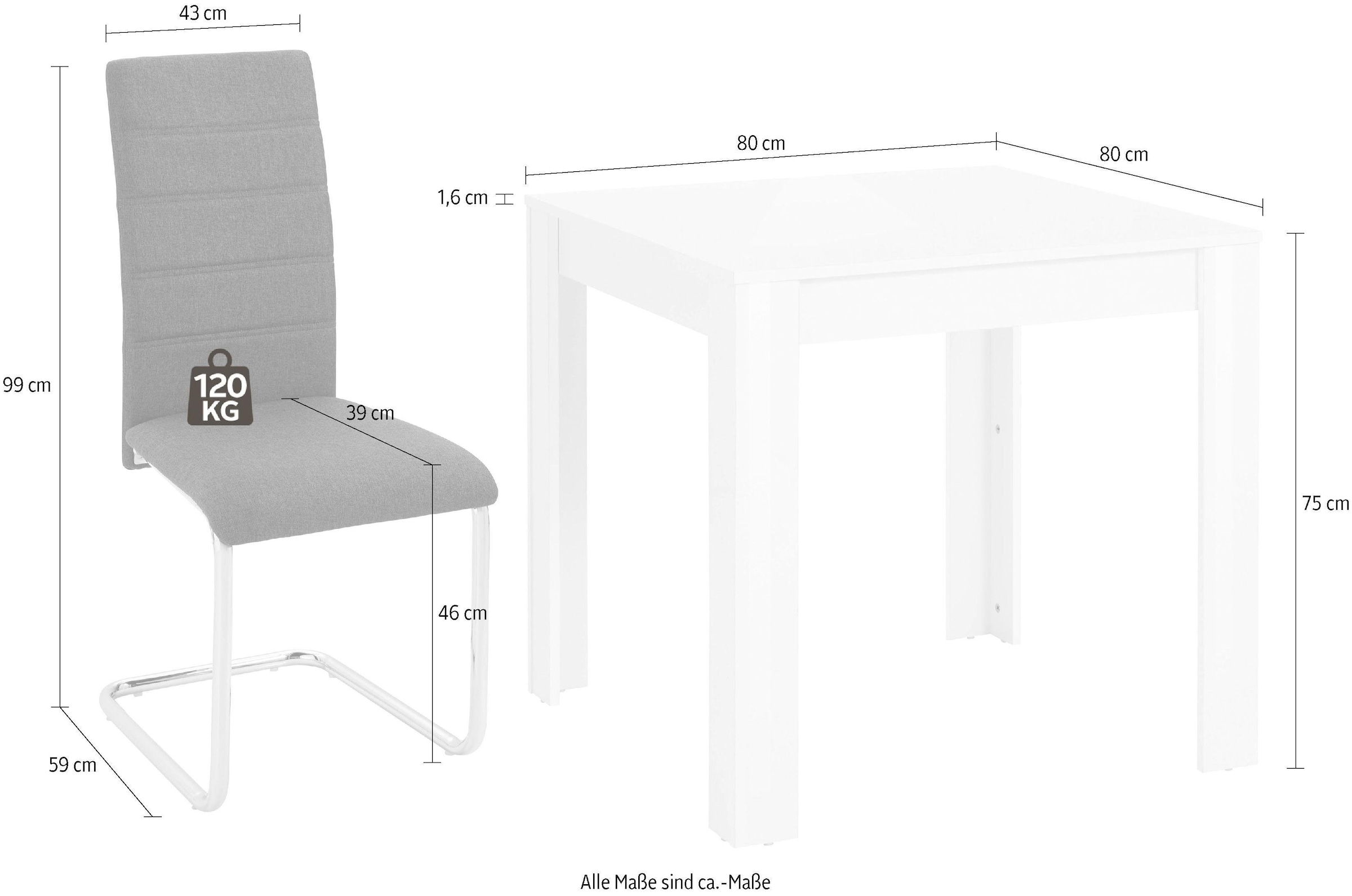 (Set, INOSIGN Essgruppe, BAUR 5 tlg.) |