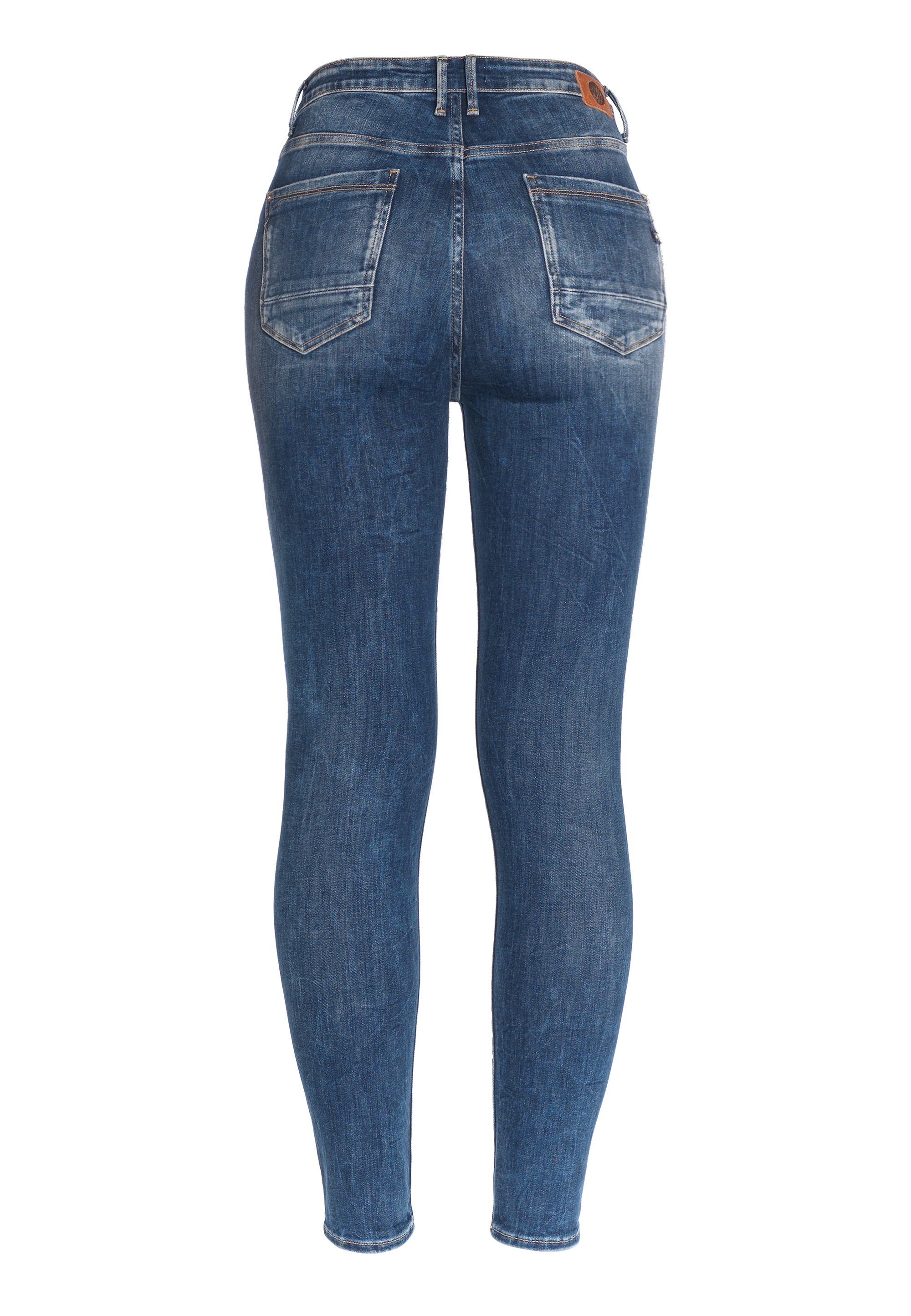 Le Temps Des Cerises Slim-fit-Jeans »POWERHIC«, mit asymmetrischer Knopfpartie