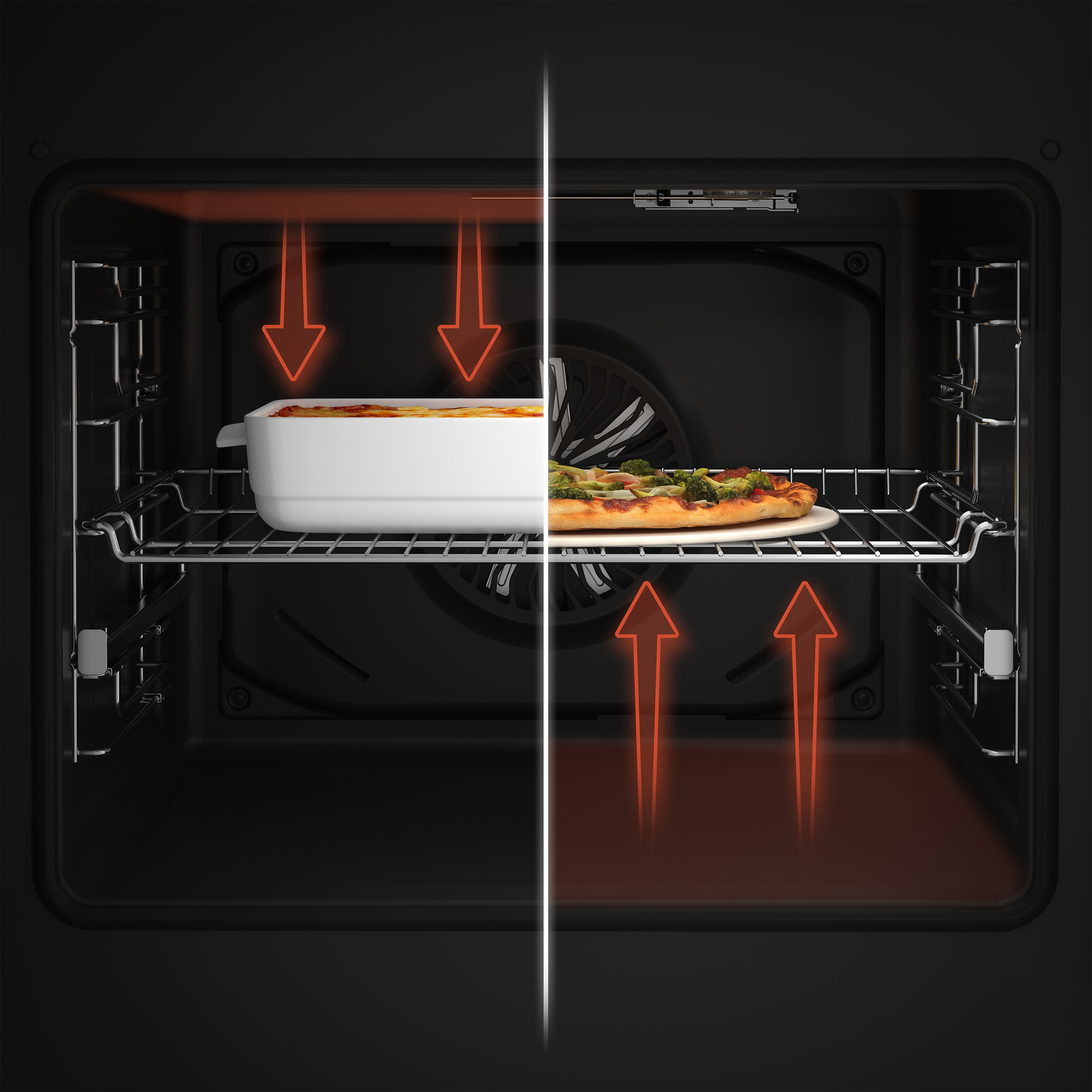 BEKO Backofen »BCBIM17400BMP« mit 1-fach-Teleskopauszug Mit AirFry knusprig frittieren im Ofen – ganz ohne zusätzliches Fett