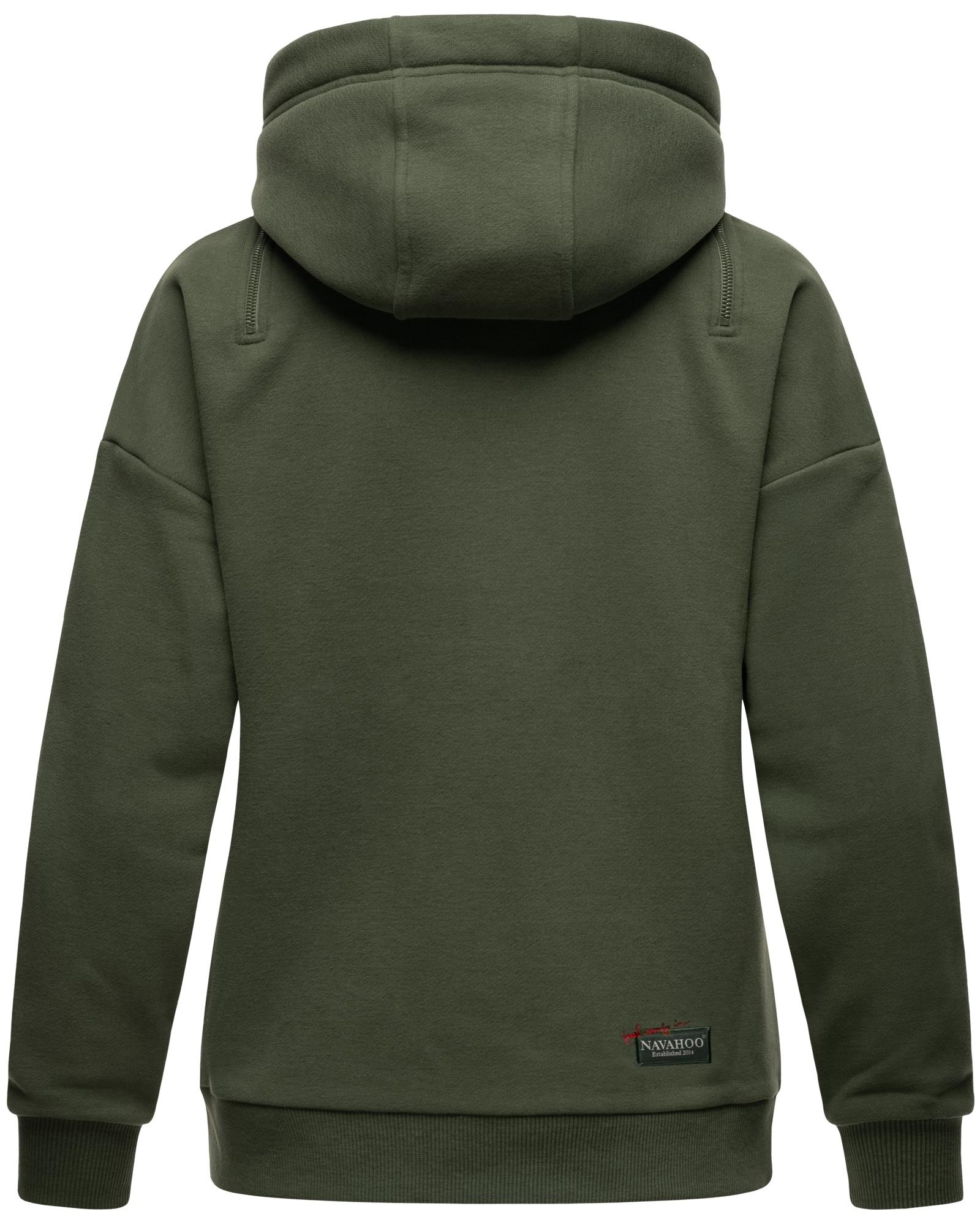 Navahoo Kapuzensweatshirt »Zuckerbärchen«, Kuscheliger Hoodie mit breiten Tunnelzugkordeln