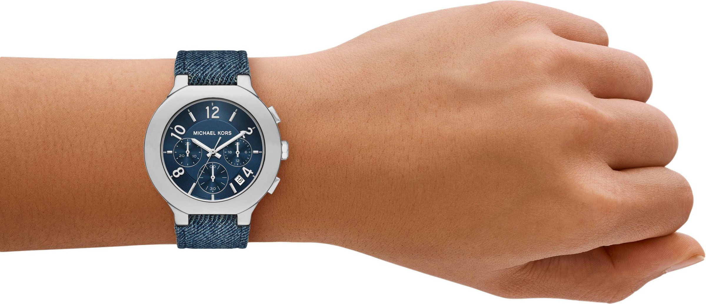 MICHAEL KORS Chronograph »GRAMERCY«, Quarzuhr, Armbanduhr, Damenuhr, analog, Tag, 12/24-Std.-Anzeige