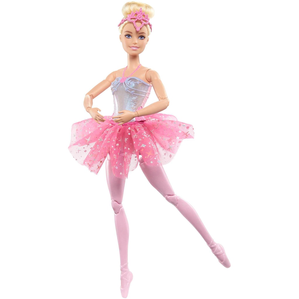 Barbie Anziehpuppe »Dreamtopia, Zauberlicht Ballerina (blond), Puppe mit Leucht-Kleid«