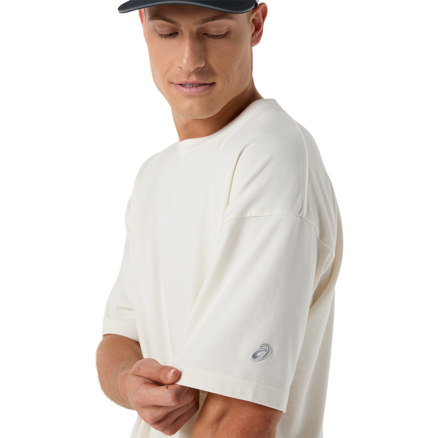 Asics Trainingsshirt »ASICS TRACK CLUB  HERITAGE RELAXED TEE« lockere Passform, schnell trocknendes Baumwoll-Mischgewebe
