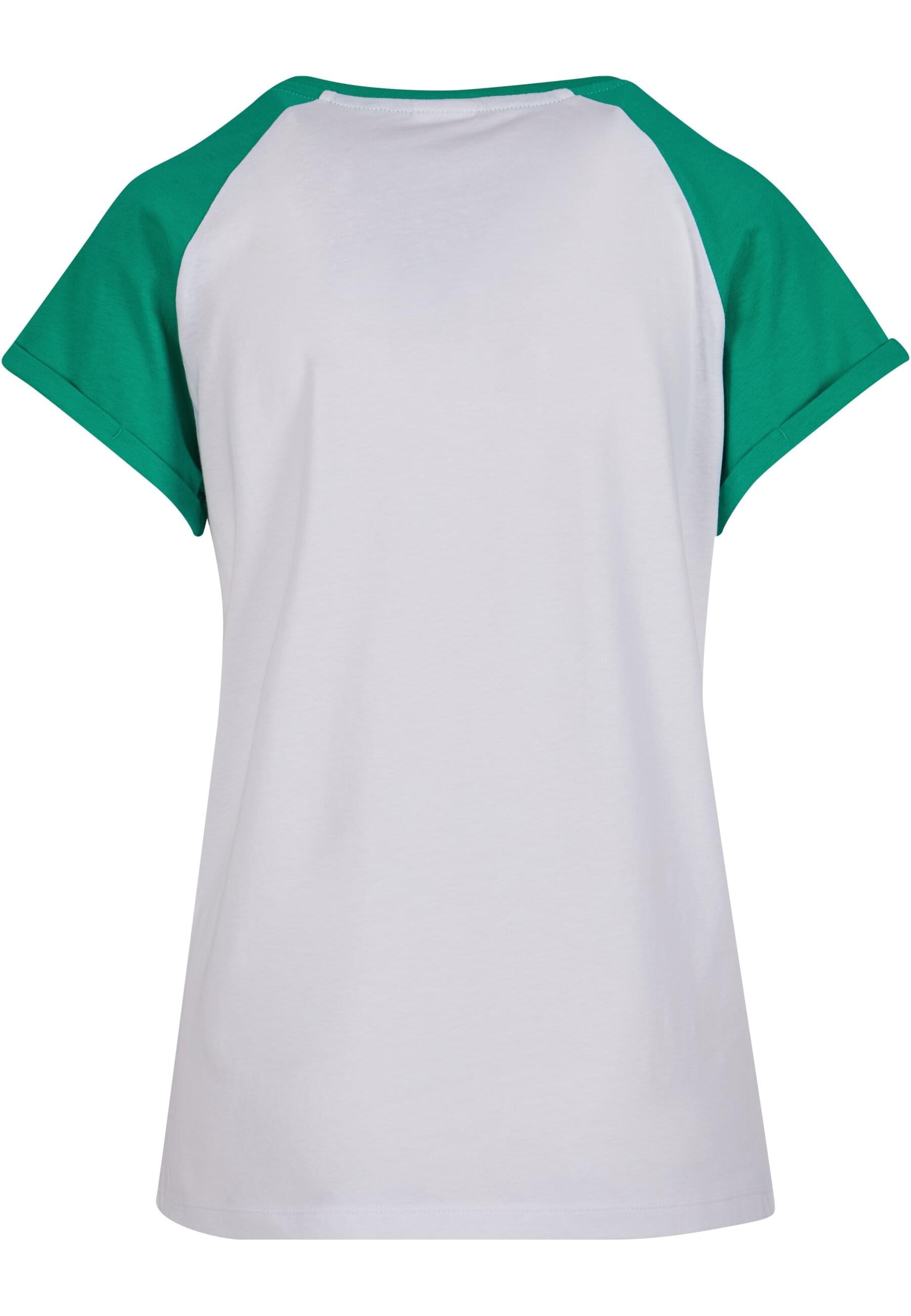 URBAN CLASSICS Kurzarmshirt »Urban Classics Damen Ladies Contrast Raglan Tee«, (1 tlg.)