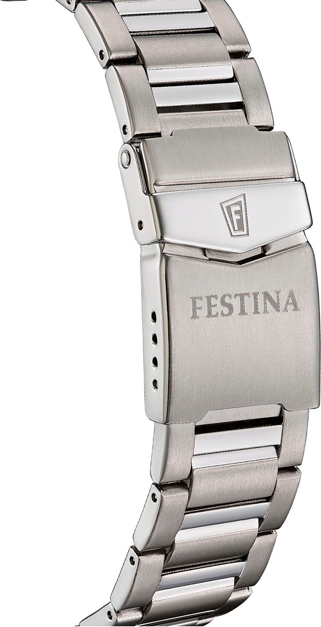 Festina Quarzuhr »Calendario Titanium«, Armbanduhr, Herrenuhr, analog, Tag, Wochentag