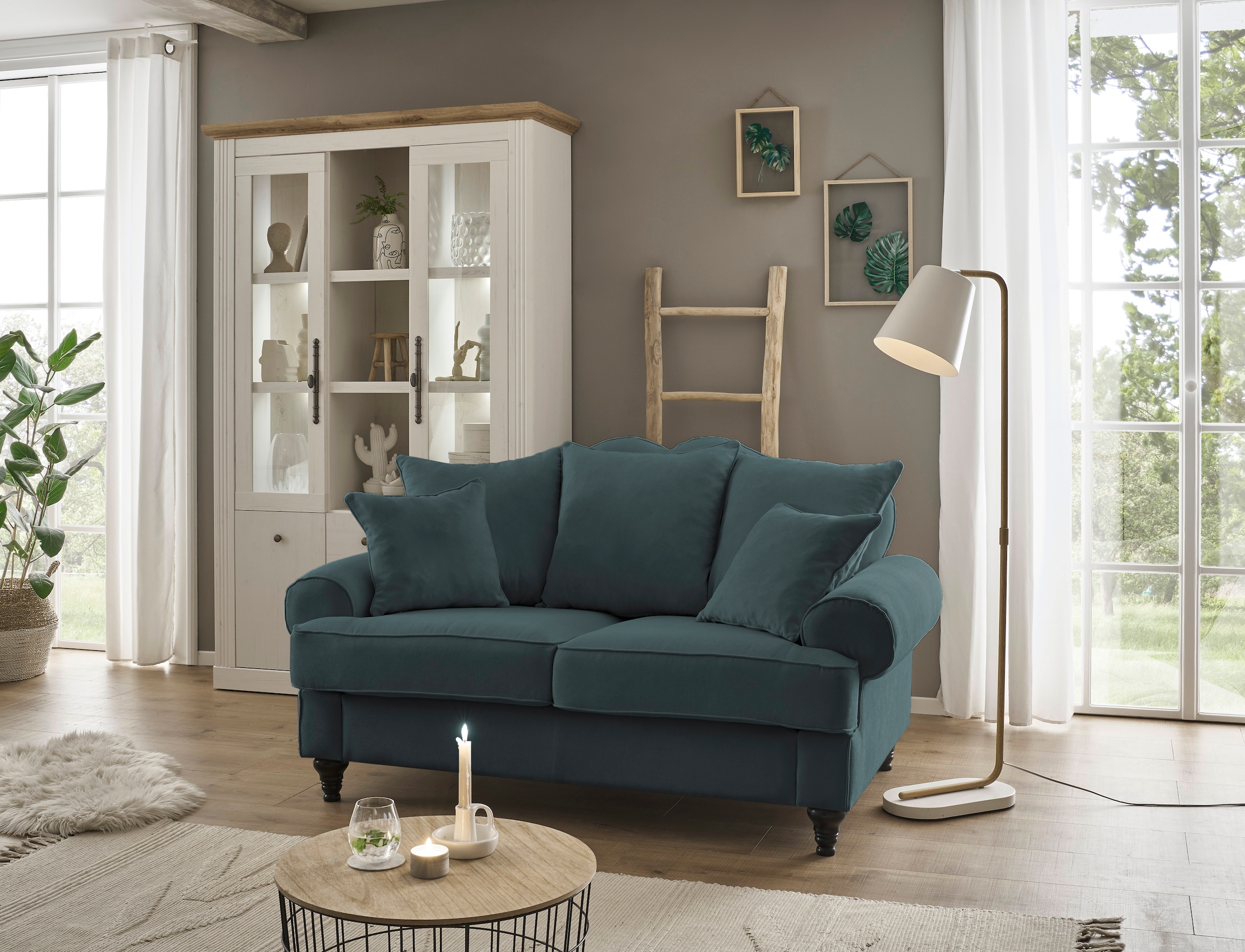 Home affaire 2-Sitzer »WESTMINSTER«, mit Federkern-Polsterung
