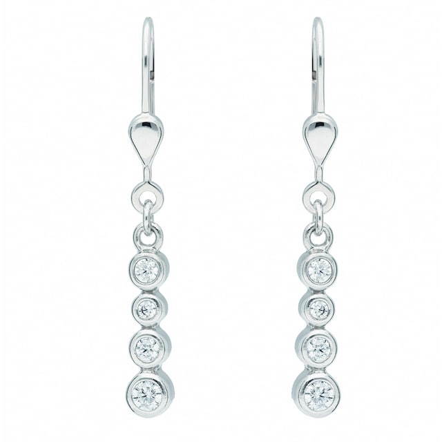 Adelia´s Paar Ohrhänger »1 Paar 925 Silber Ohrringe / Ohrhänger mit  Zirkonia«, mit Zirkonia Silberschmuck für Damen online bestellen | BAUR