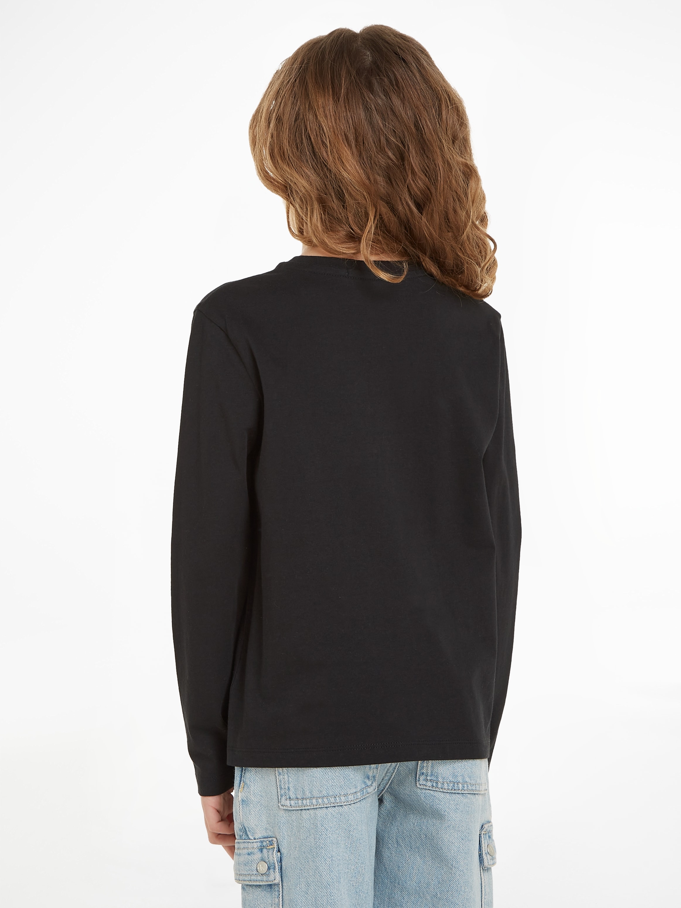 Calvin Klein Jeans Langarmshirt »CK LOGO LS T-SHIRT« online kaufen | BAUR