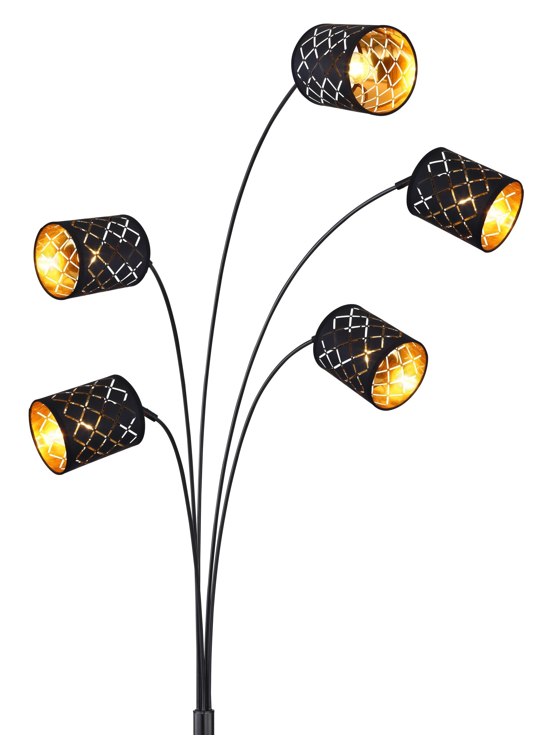 GLOBO LIGHTING Stehlampe »CLARKE«, Leuchtmittel E14 | ohne Leuchtmittel, 806lm Output