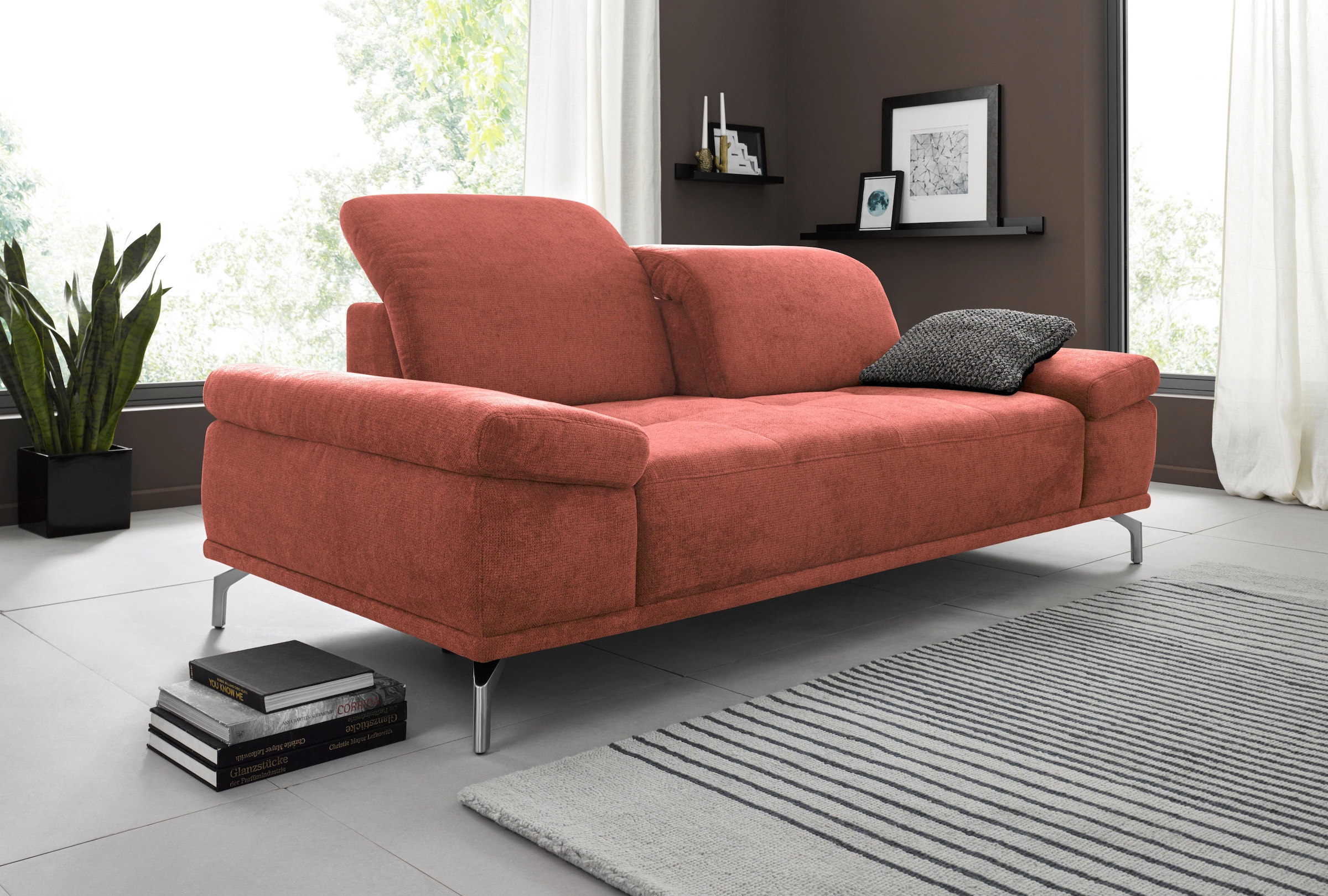 Home affaire 3-Sitzer "Caluna" mit Sitztiefen- und Kopfteilverstellung günstig online kaufen