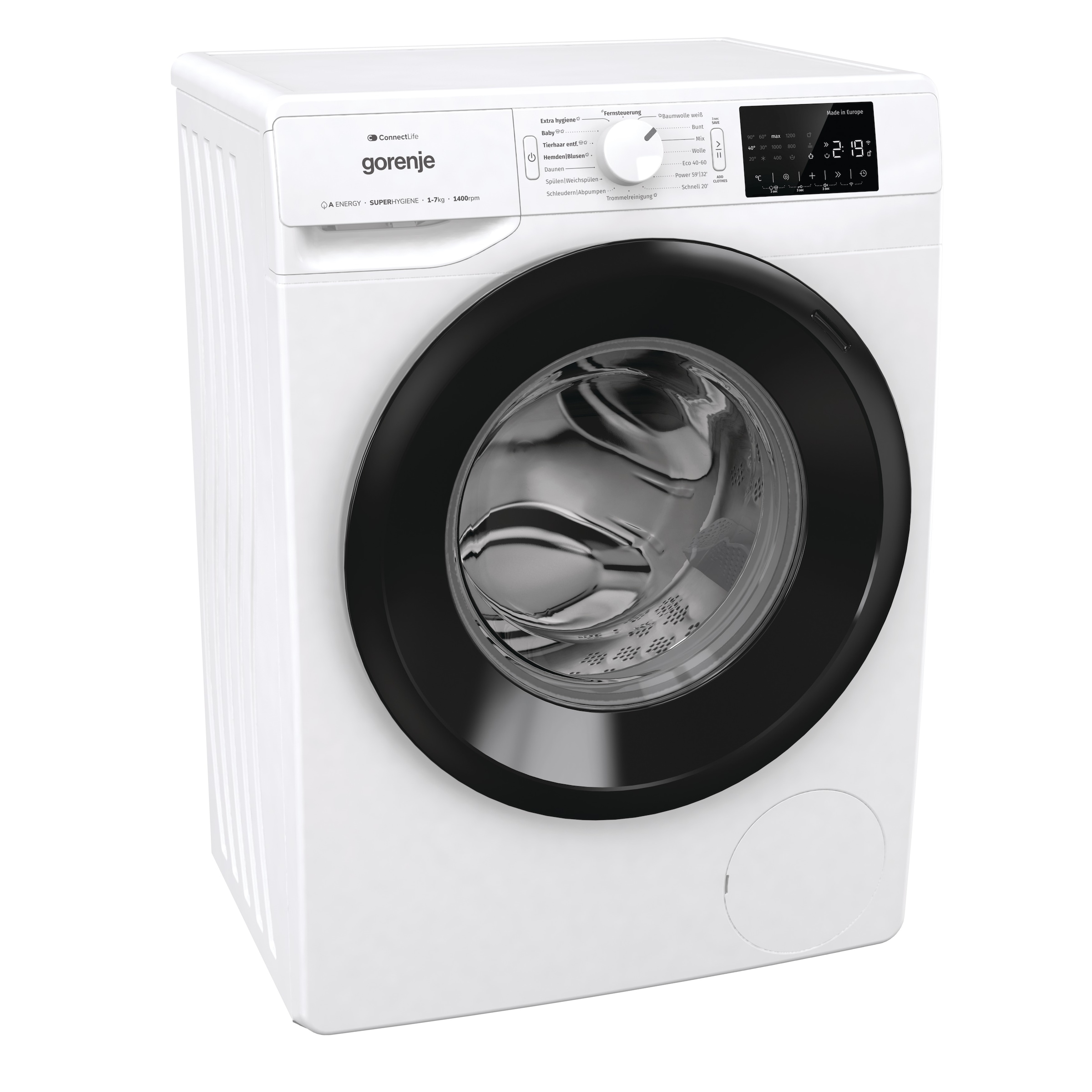 GORENJE Waschmaschine "Wave PNEI74SA1DTS" 7 kg 1400 U/min RealSlim 46,50cm günstig online kaufen