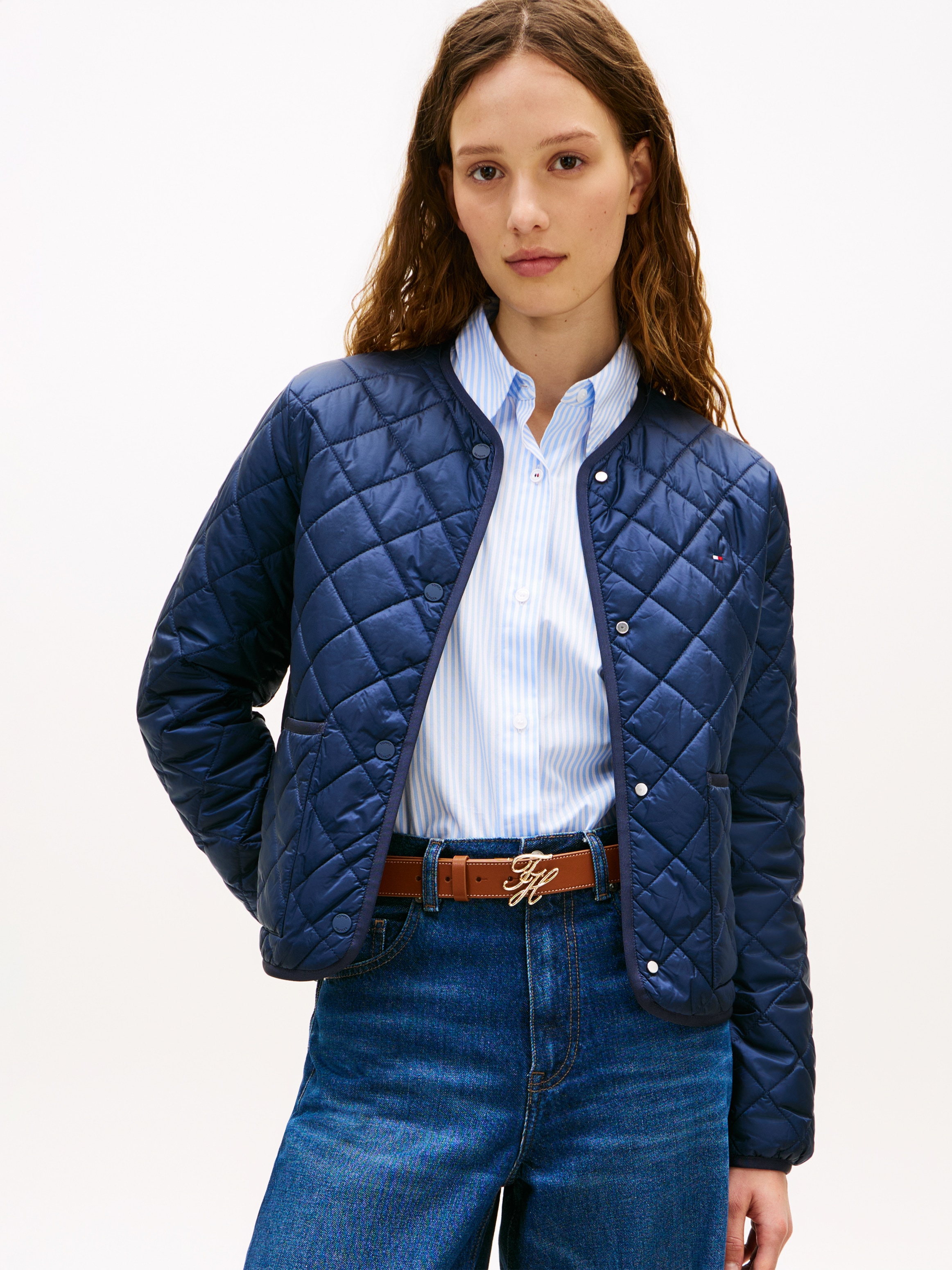 Tommy Hilfiger Steppjacke "LW PADDED REG QUILTED JACKET" in leicht verkürzt günstig online kaufen