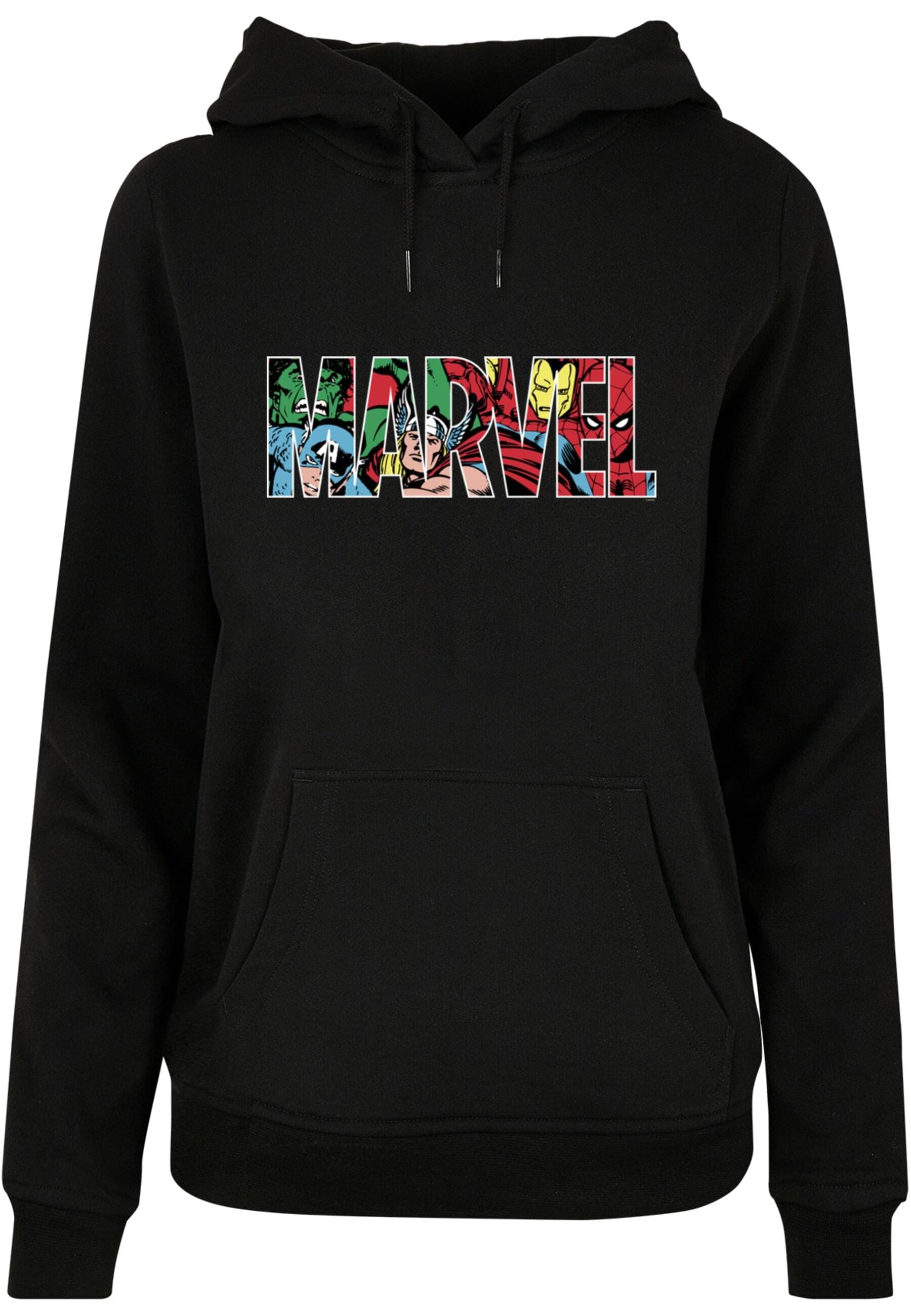 Kapuzenpullover »ABSOLUTE CULT Damen Ladies Marvel Logo Character Infill Hoody«