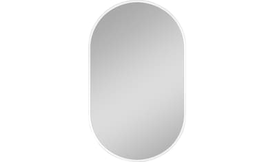 Dekospiegel »LED Design Spiegel oval weiß, 45x75 cm«, (1 St.)