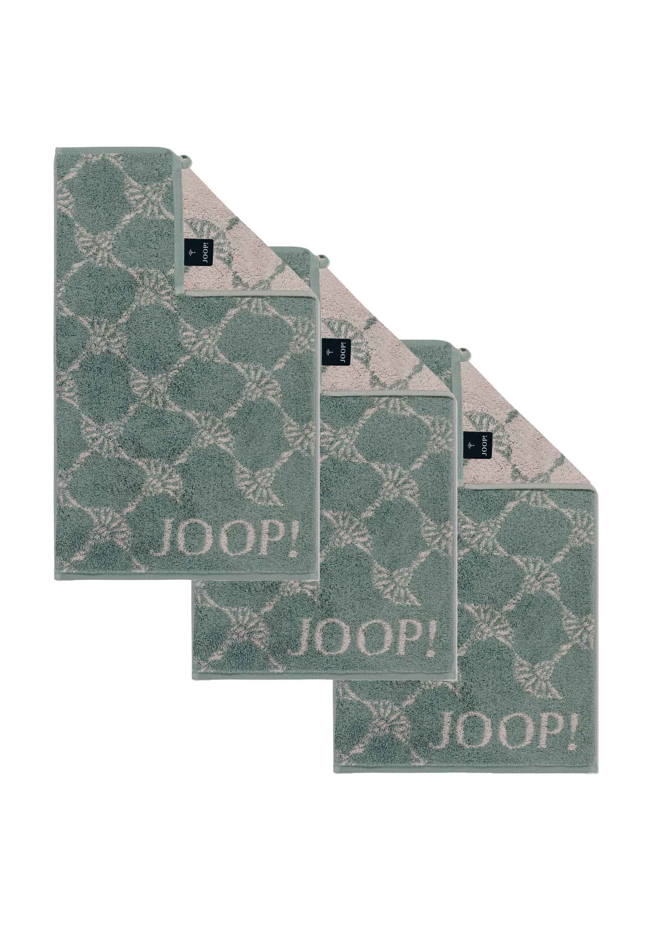 JOOP Gästehandtuch "Gästetuch Classic Frottier 3er Pack"