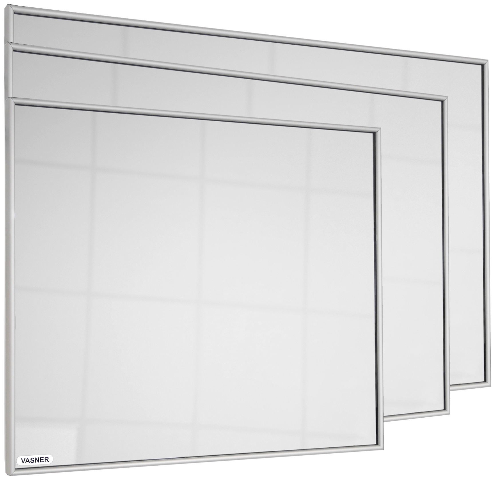 Vasner Infrarotheizung »Zipris S 400«, 400 W, Spiegelheizung mit Aluminium-Rahmen