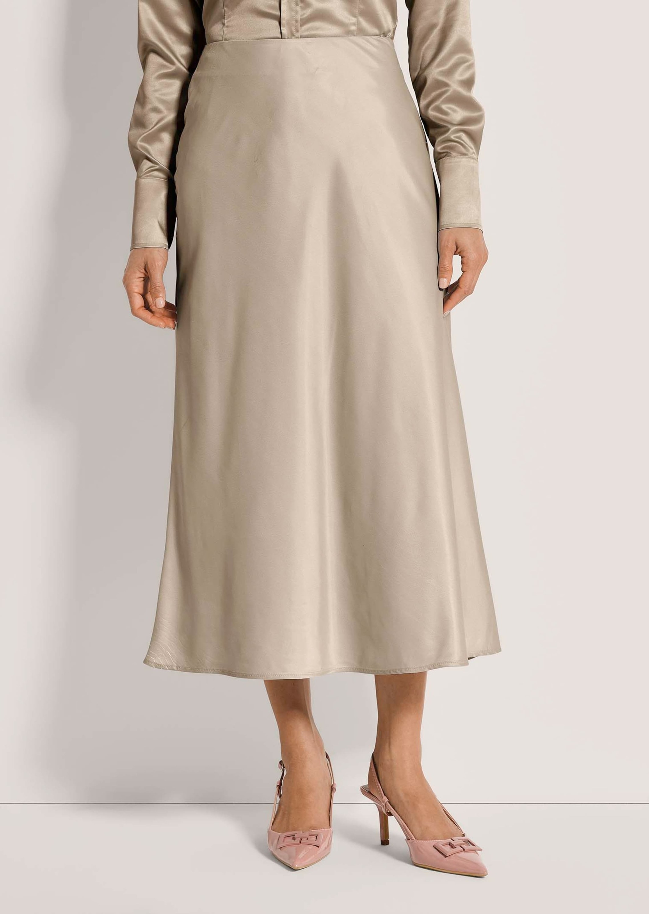 MADELEINE Midirock "Midirock Midi Satinrock für elegante Anlässe" günstig online kaufen