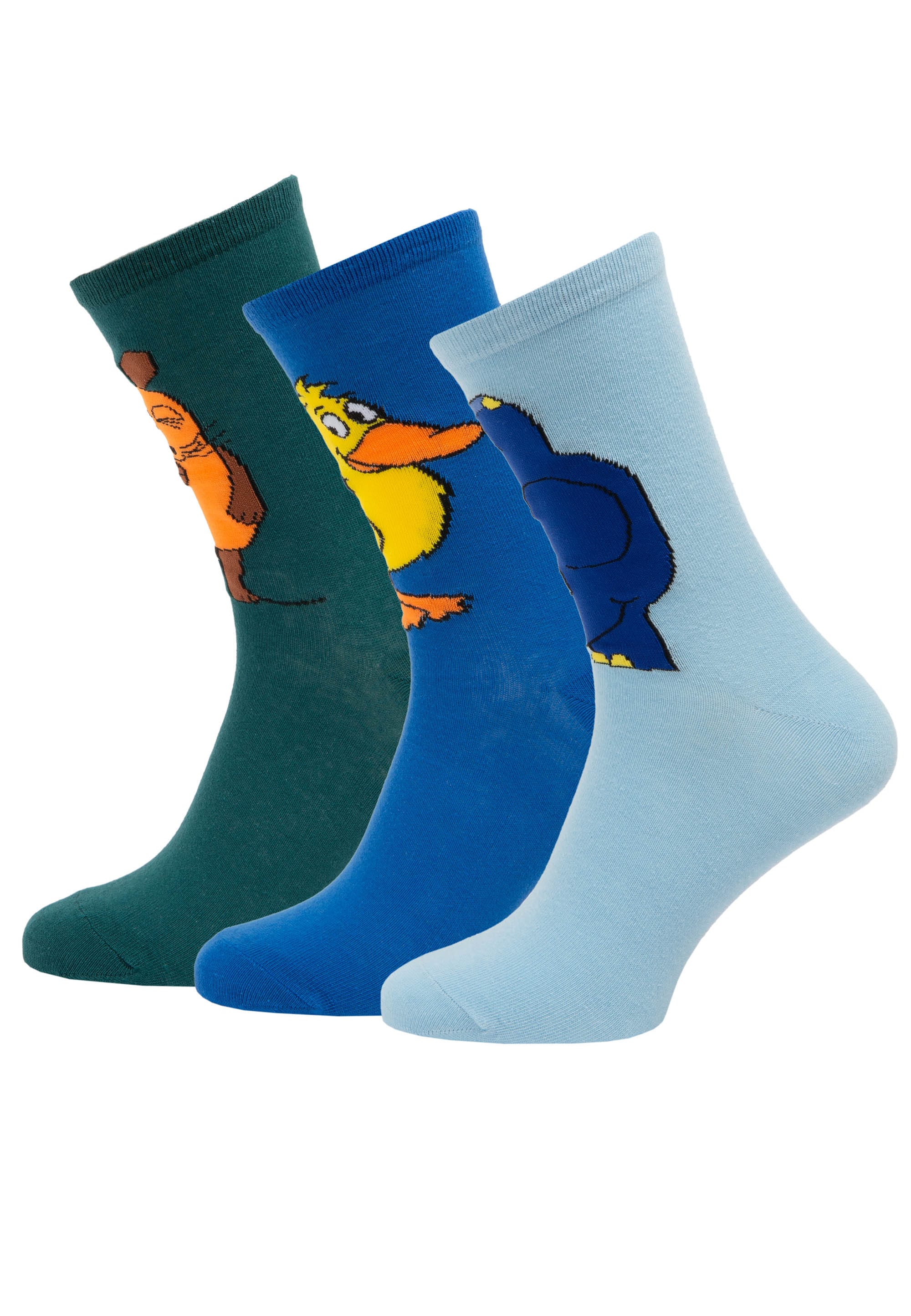 koaa Socken »Maus - Große Freunde«, 3er-Pack mit buntem Design