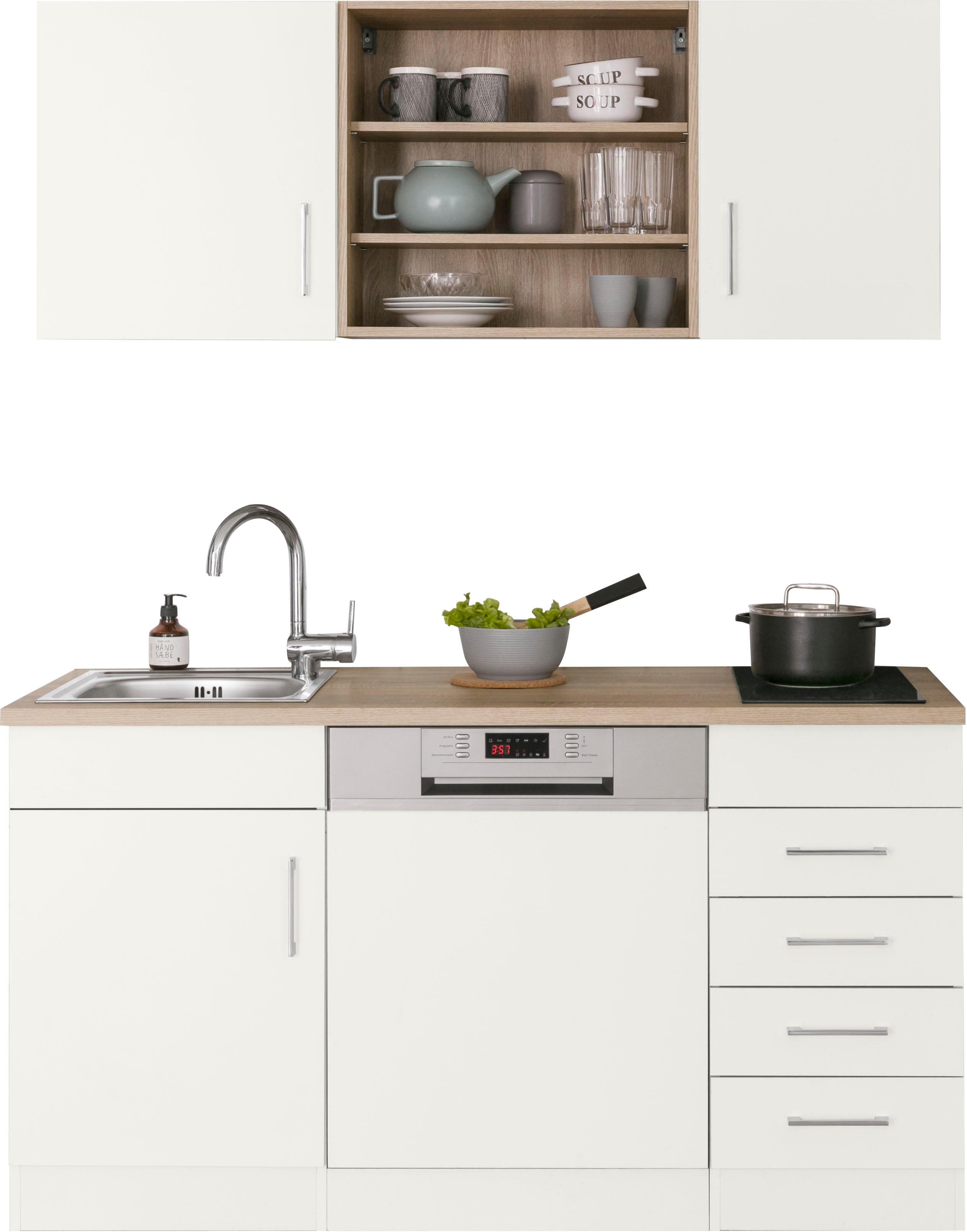 HELD MÖBEL Pantryküche "Mali", Breite 150 cm, mit E-Geräten günstig online kaufen
