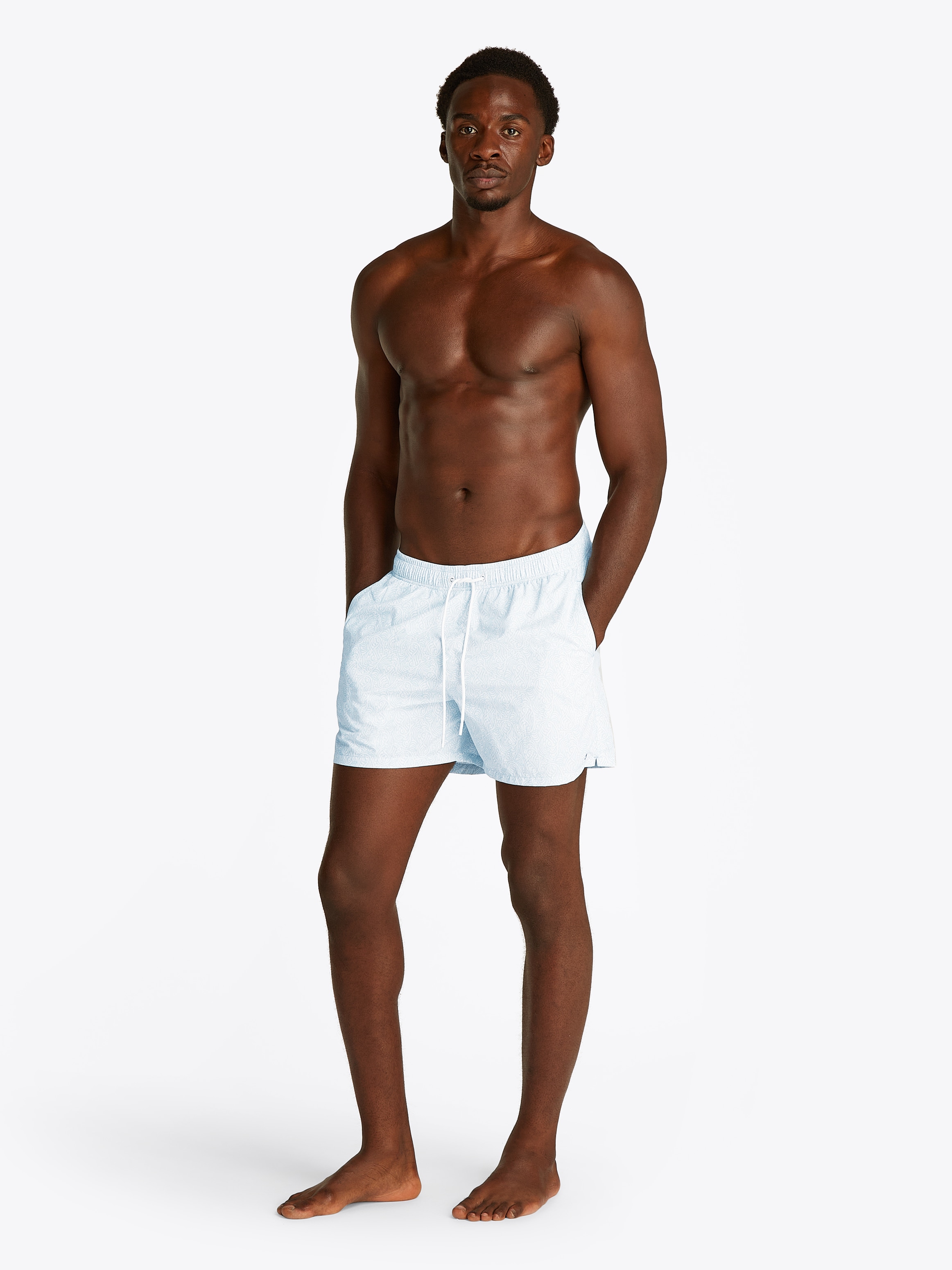 Tommy Hilfiger Swimwear Badeshorts »MEDIUM DRAWSTRING PRINT«, mit Muster