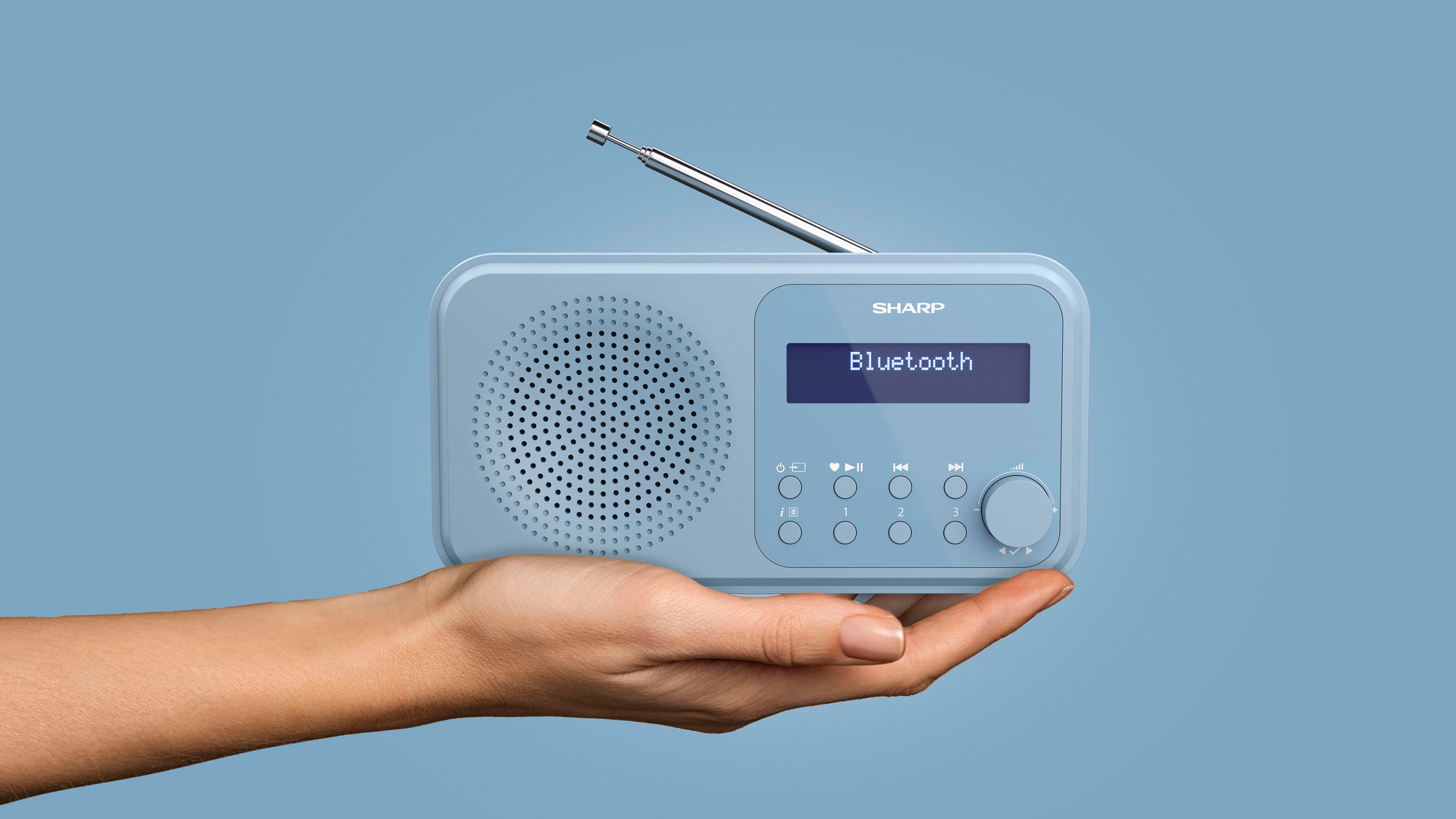 Sharp Radio »DR-P420«, (Bluetooth-A2DP Bluetooth-AVRCP Bluetooth Digitalradio (DAB+)-FM-Tuner mit RDS 2 W)